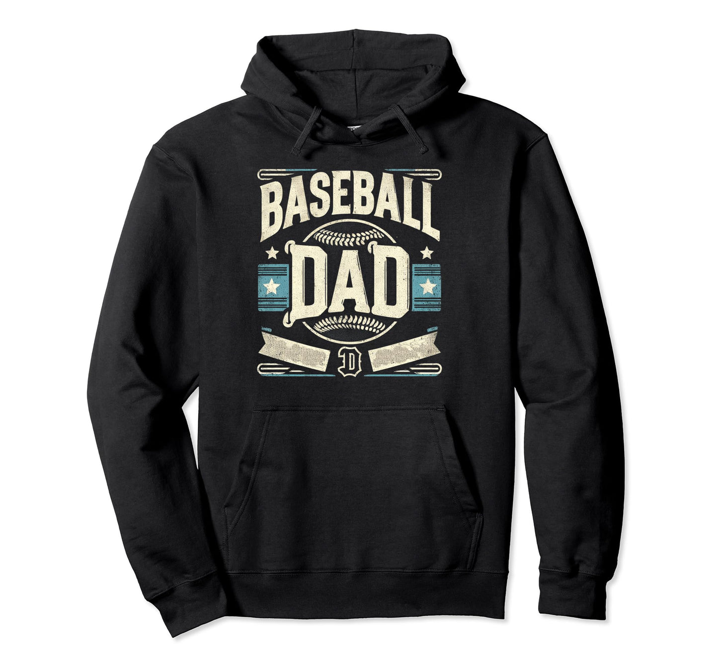 Baseball Dad Fathers Day Hoodie - Custom Art Print Unisex - T-Shirt, Sweatshirt, Hoodie