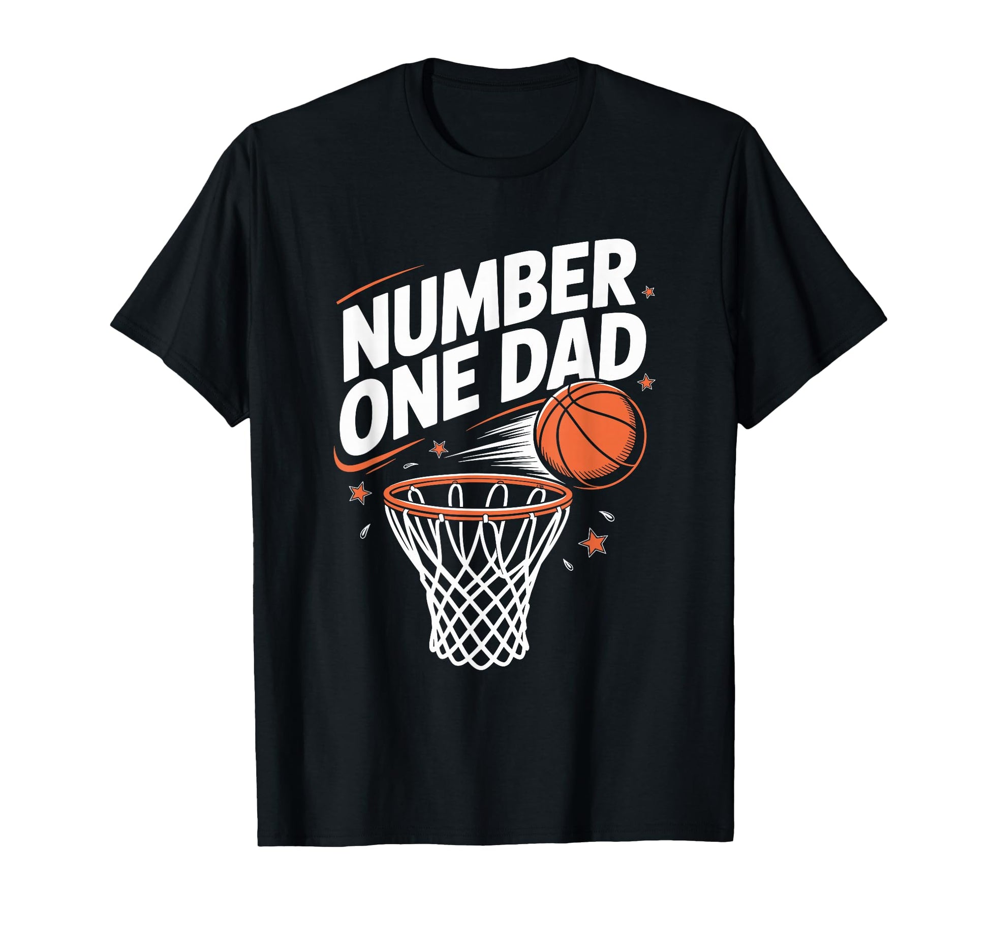 Number One Dad Basketball Father And T-Shirt - Aesthetic Graphic Men Women - T-Shirt, Sweatshirt, Hoodie