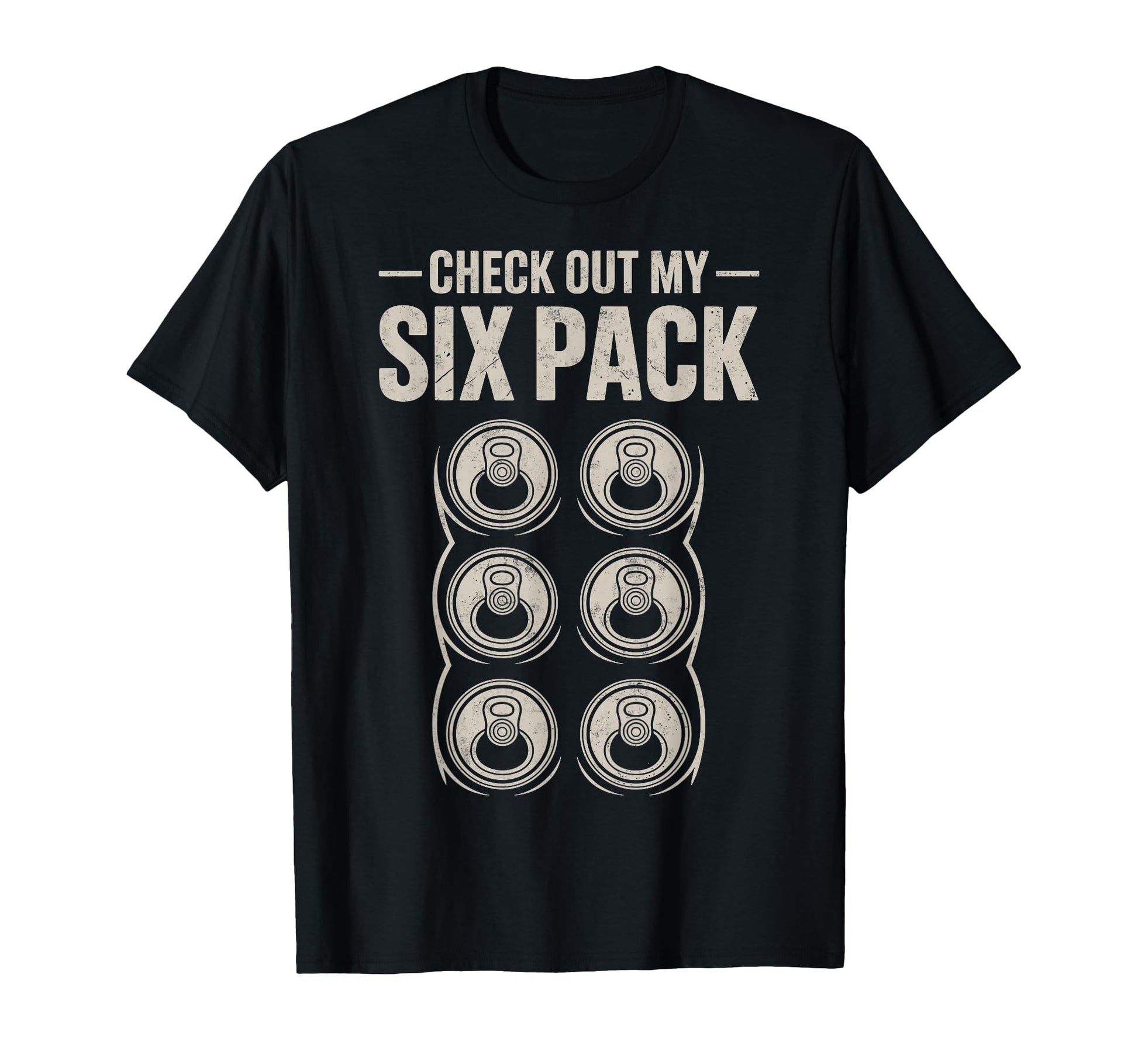 Check Out My Six Pack Beer Joke T-Shirt - Aesthetic Graphic Men Women - T-Shirt, Sweatshirt, Hoodie
