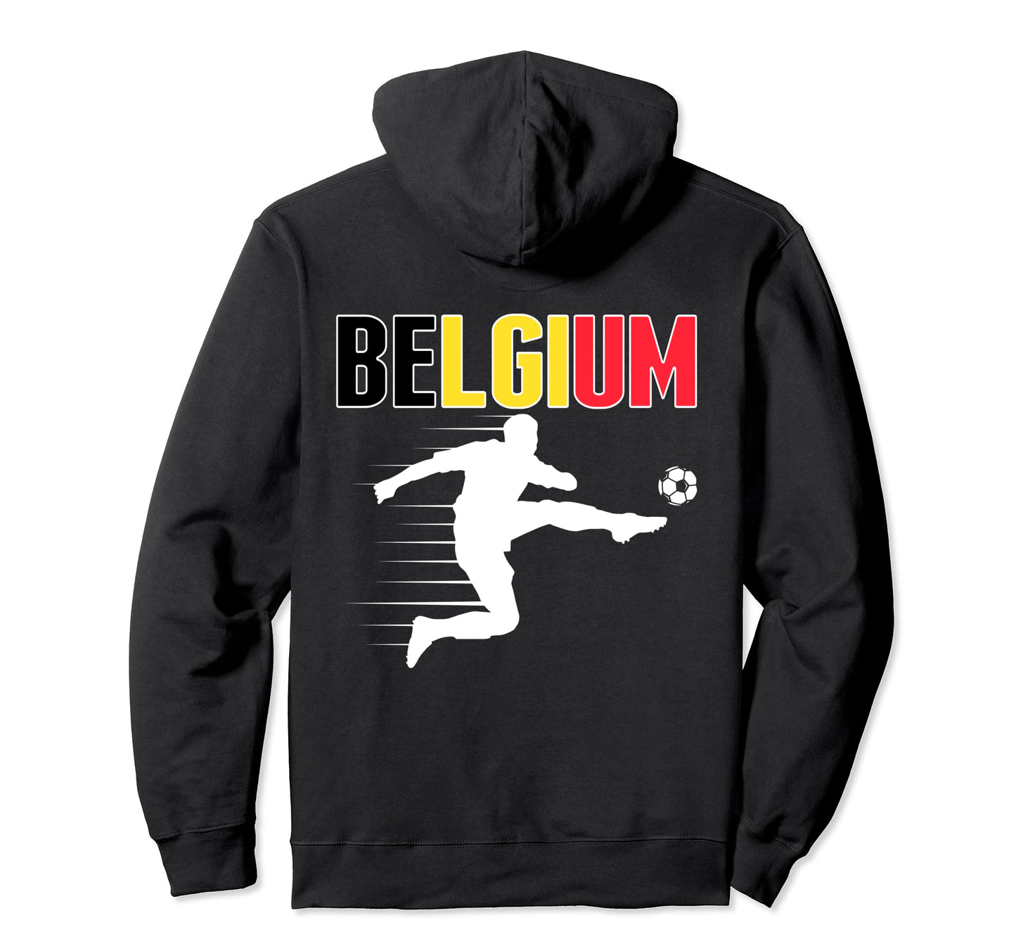 Belgium Soccer Fans Jersey Proud Belgian Hoodie - Graphic Print Unisex - T-Shirt, Sweatshirt, Hoodie