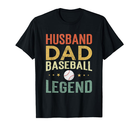 Baseball Player Husband Dad Baseball T-Shirt - Aesthetic Graphic Unisex - T-Shirt, Sweatshirt, Hoodie