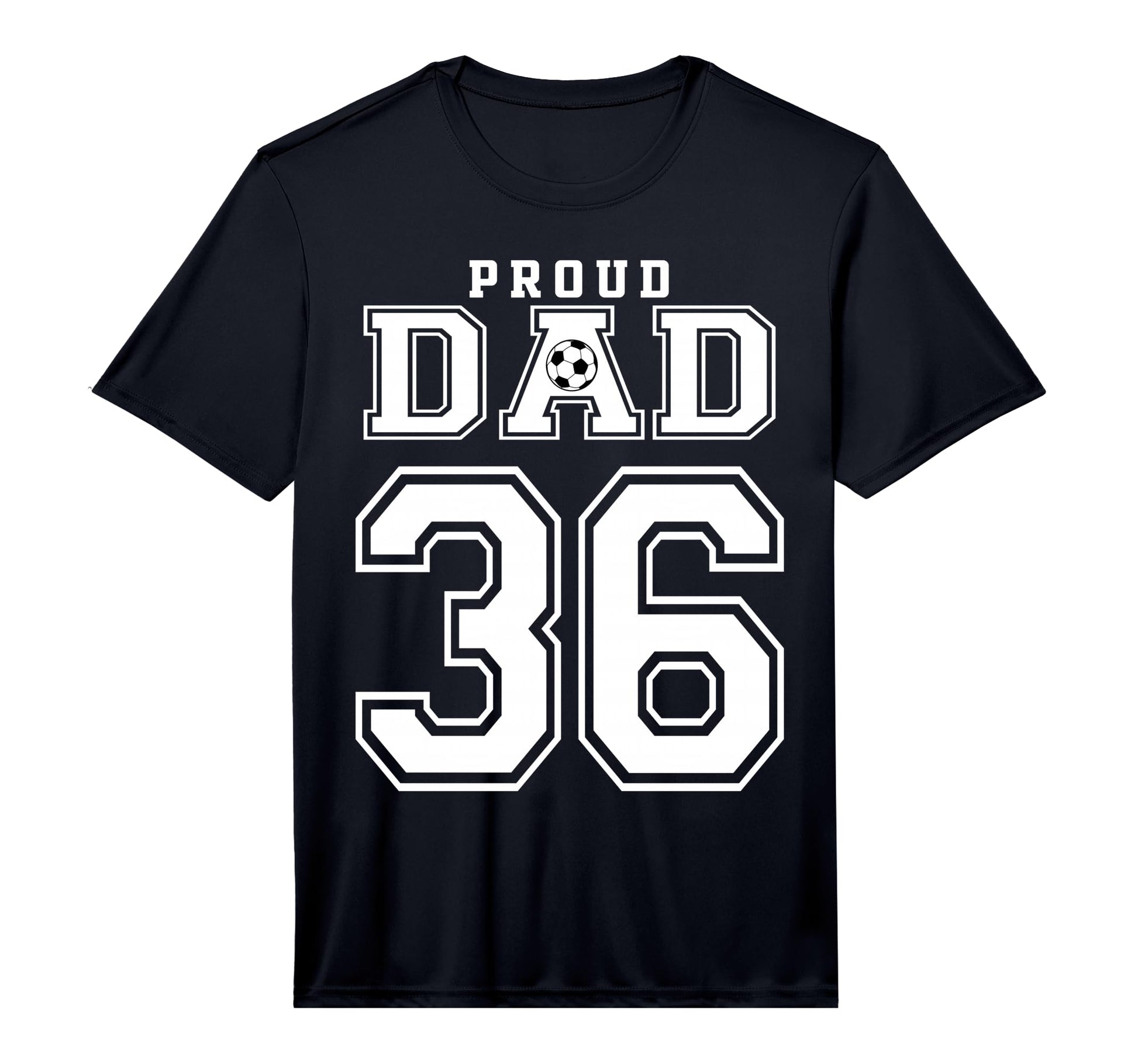 Number 36 Custom Proud Soccer T-Shirt - Fun Novelty Design for Adults - T-Shirt, Sweatshirt, Hoodie