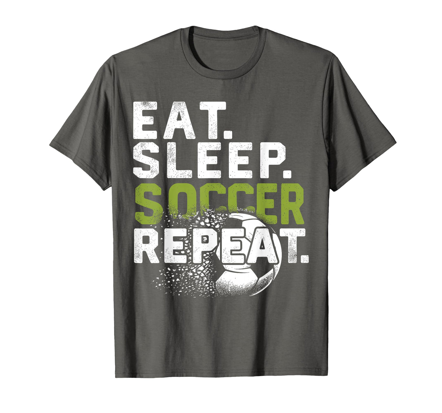 Funny Soccer Eat Sleep Soccer Repeat T-Shirt - Custom Art Print for Adults - T-Shirt, Sweatshirt, Hoodie
