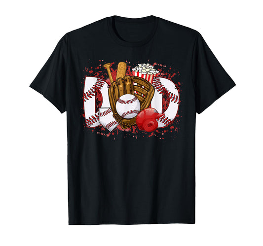 Baseball Dad Baseball Lovers Funny Fathers T-Shirt - Graphic Print Unisex - T-Shirt, Sweatshirt, Hoodie