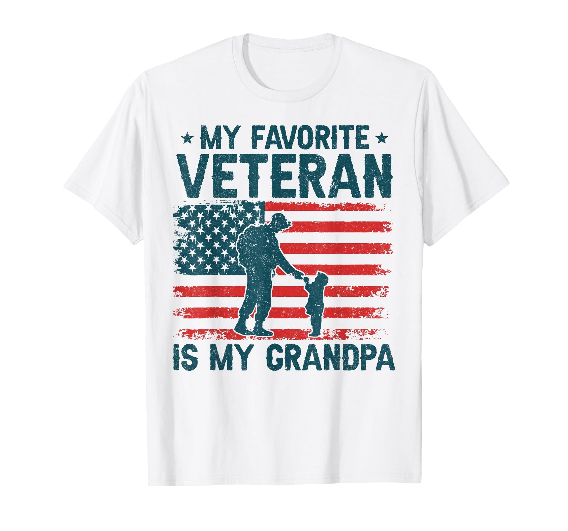 My Favorite Veteran Is My Grandpa T-Shirt - Streetwear Style Men Women - T-Shirt, Sweatshirt, Hoodie