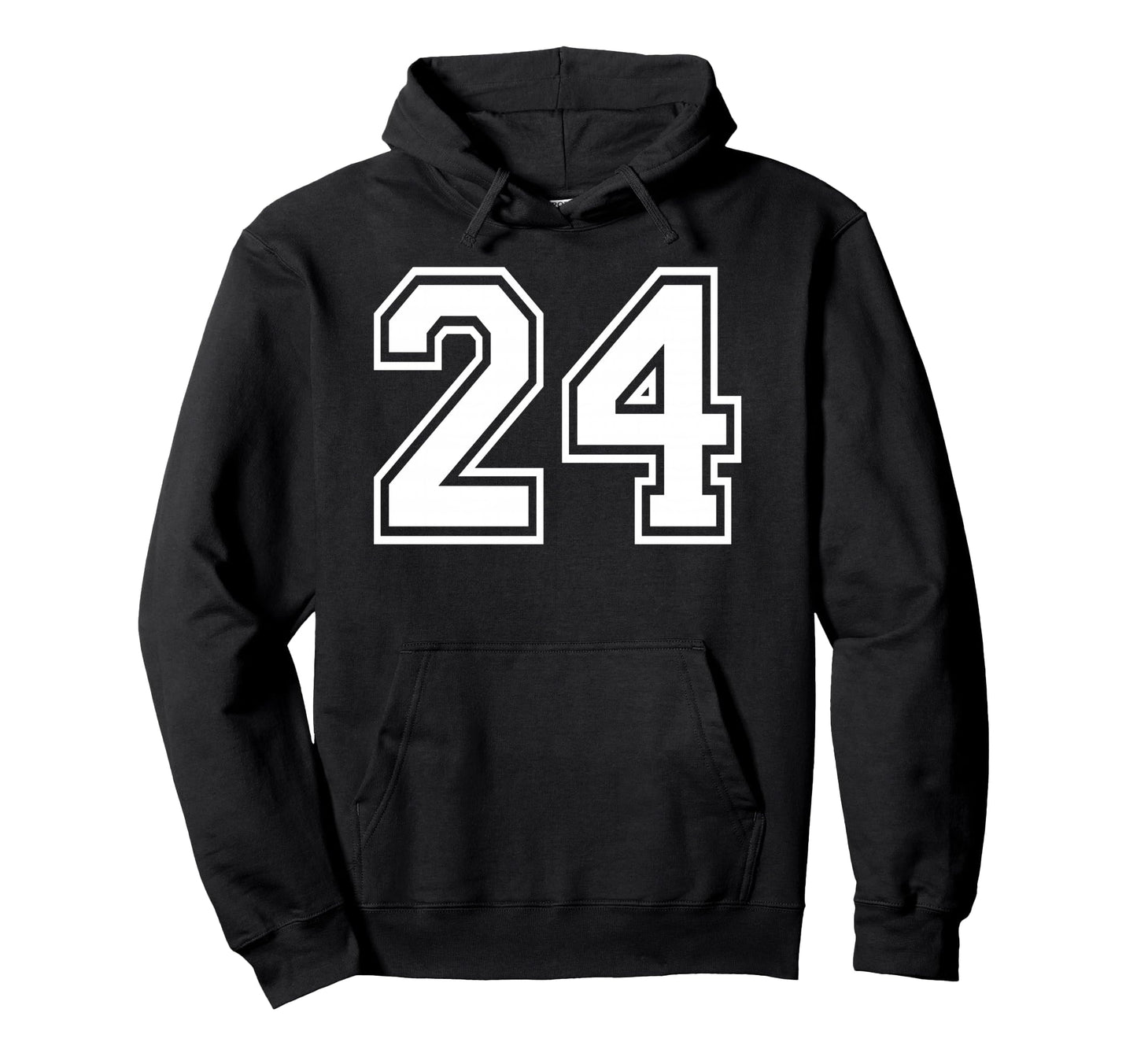 24 Number Twenty Four Team Sports Hoodie - Custom Art Print Men Women - T-Shirt, Sweatshirt, Hoodie