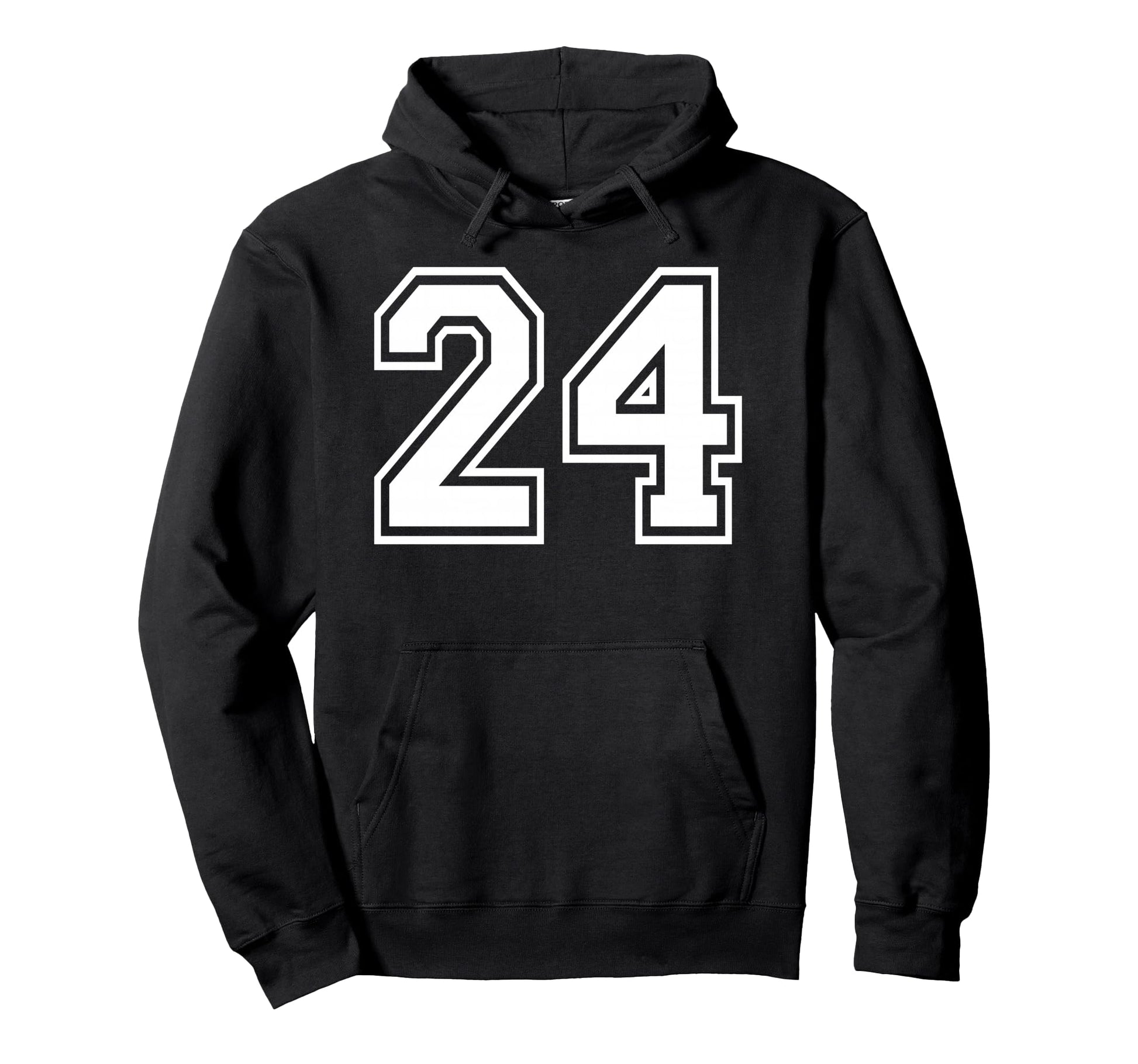 24 Number Twenty Four Team Sports Hoodie - Custom Art Print Men Women - T-Shirt, Sweatshirt, Hoodie