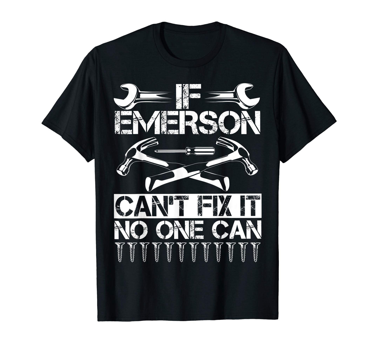 Emerson Fix It Funny Birthday T-Shirt - Minimalist Print for Adults - T-Shirt, Sweatshirt, Hoodie