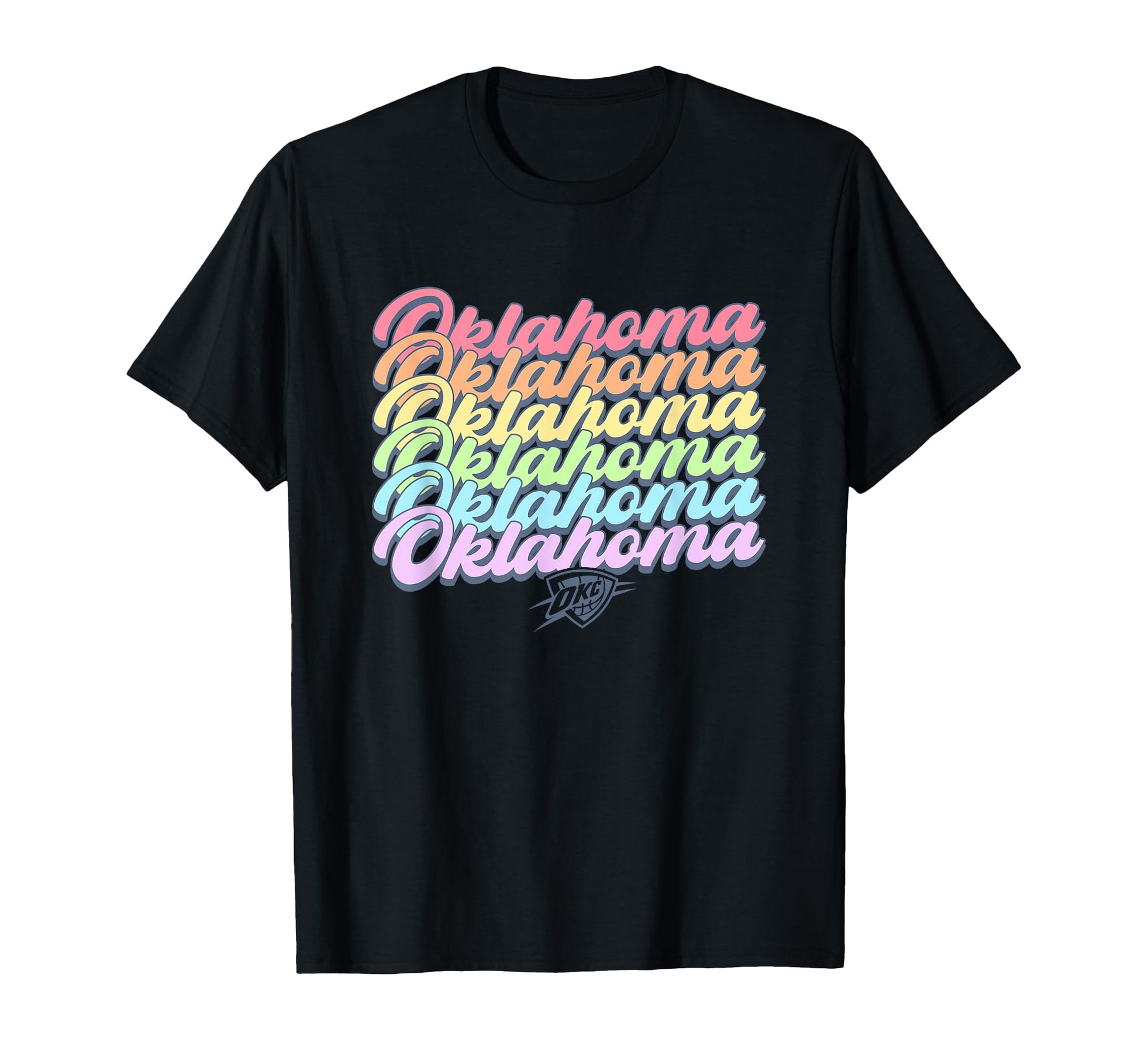 Nba Oklahoma City Thunder Pastel T-Shirt - Fun Novelty Design Men Women - T-Shirt, Sweatshirt, Hoodie