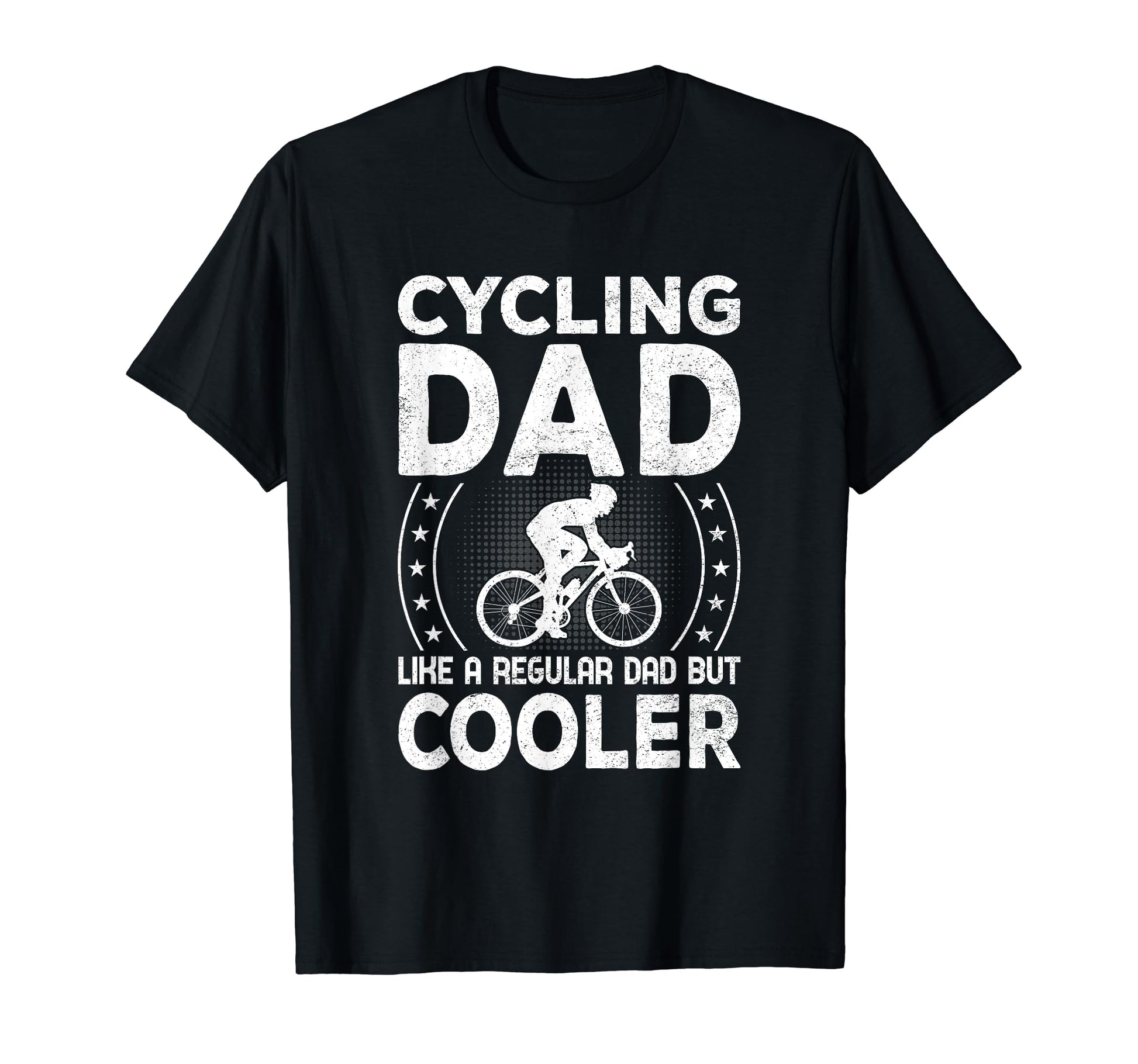 Father Bike Cycling Dad Like Regular Dad T-Shirt - Custom Art Print Unisex - T-Shirt, Sweatshirt, Hoodie