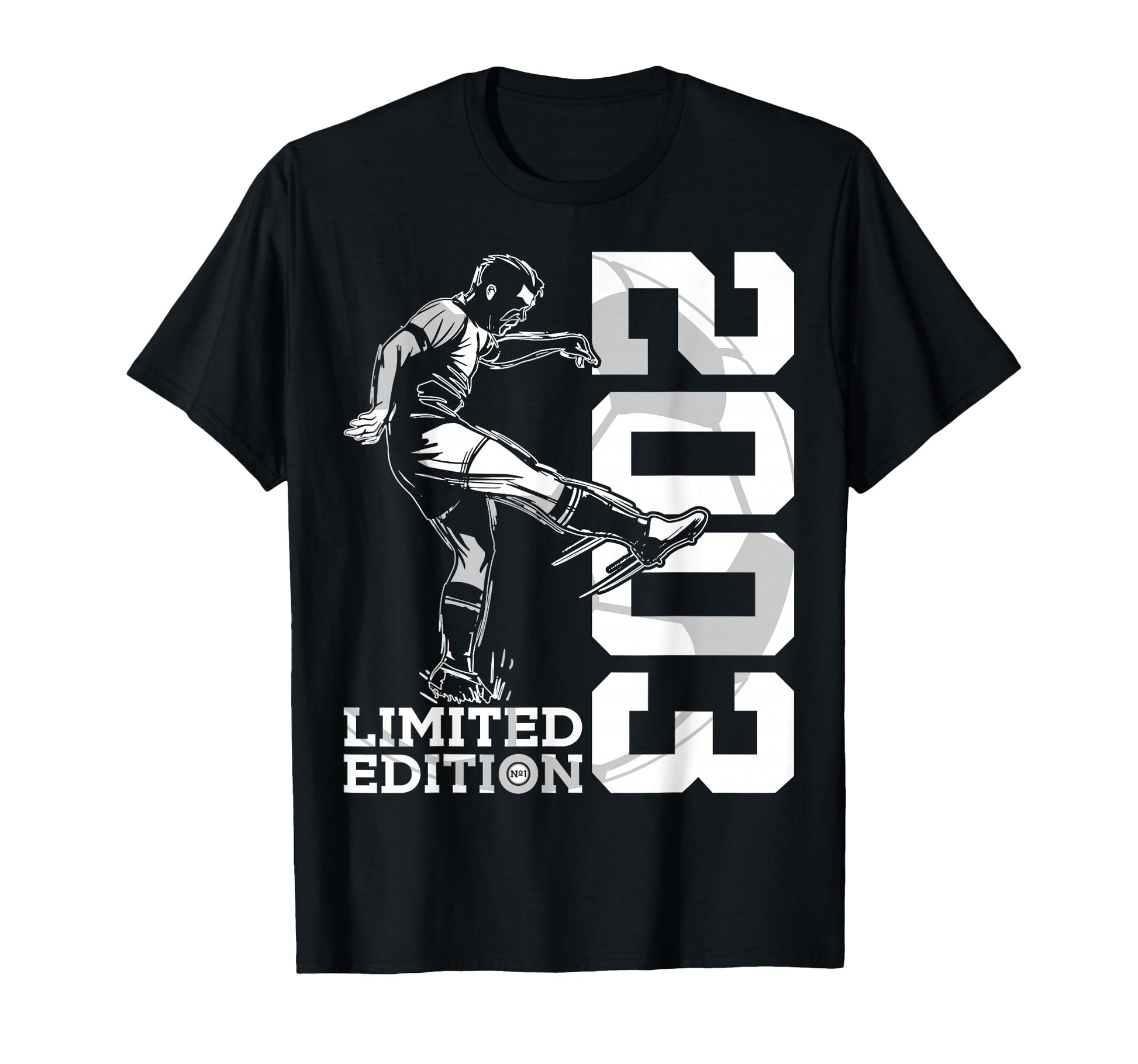 2003 23 Years Soccer 23Rd Birthday T-Shirt - Custom Art Print for Adults - T-Shirt, Sweatshirt, Hoodie
