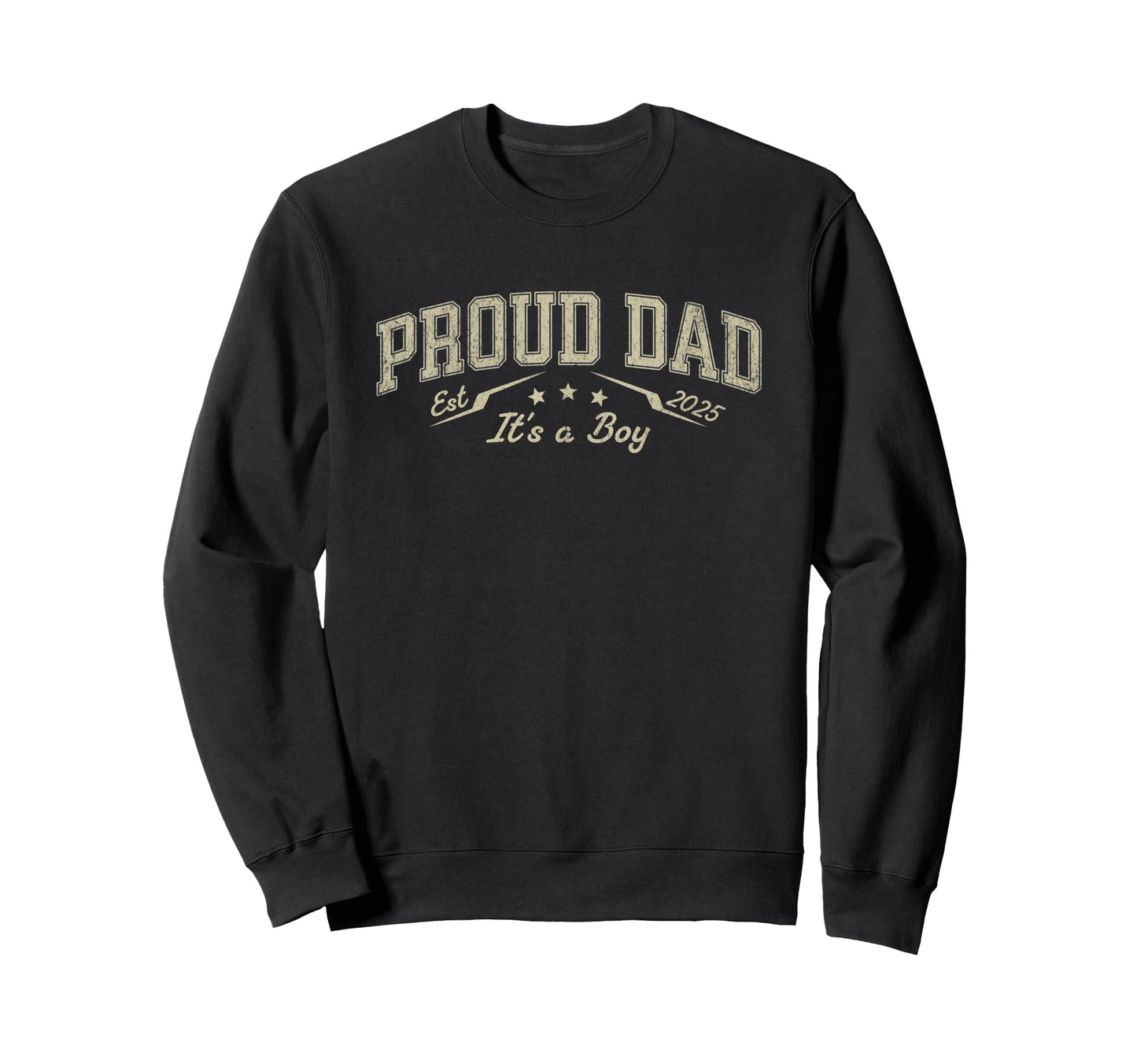 Promoted To Daddy Est 2025 Proud Dad Sweatshirt - Aesthetic Graphic Unisex - T-Shirt, Sweatshirt, Hoodie