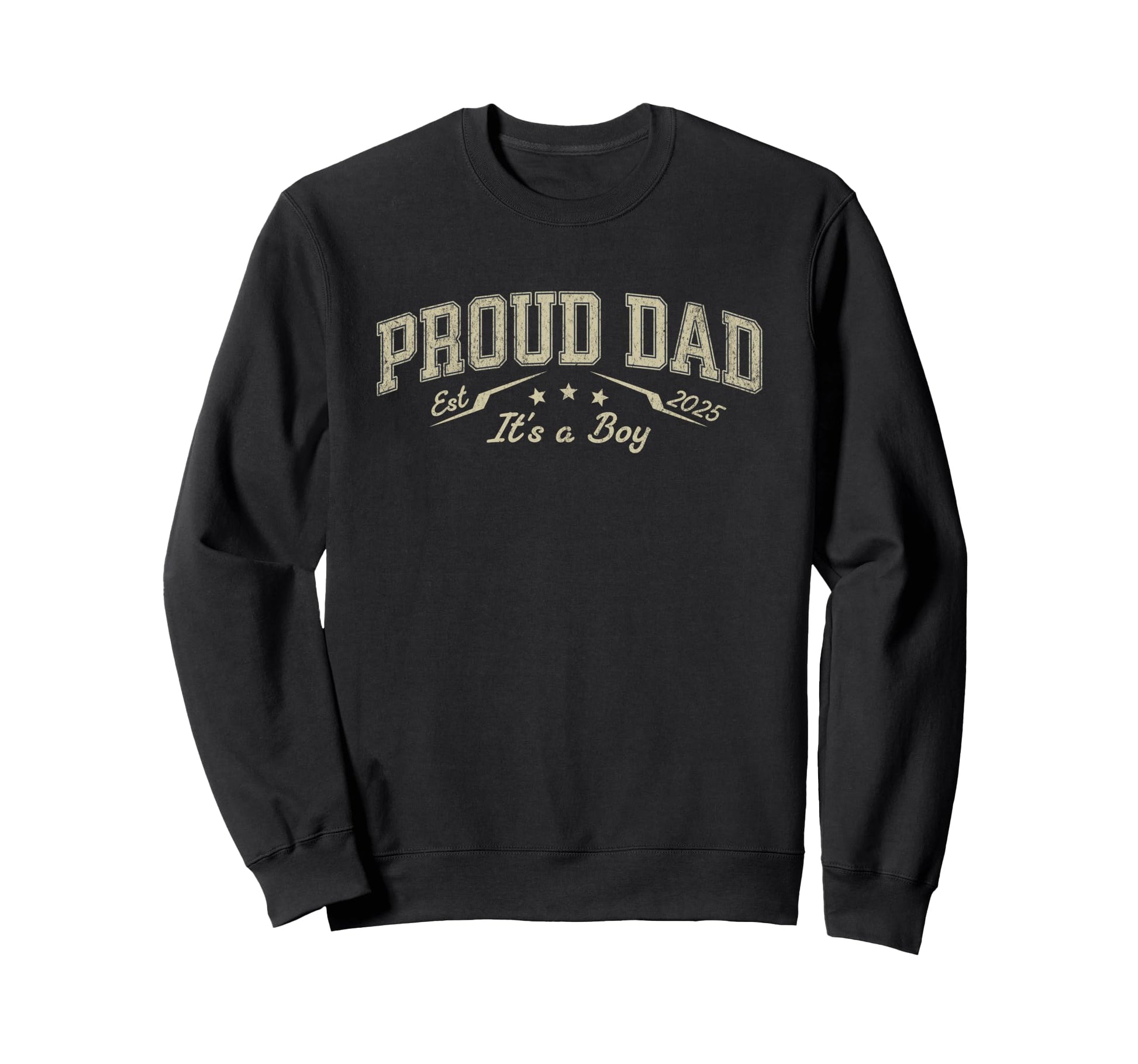 Promoted To Daddy Est 2025 Proud Dad Sweatshirt - Aesthetic Graphic Unisex - T-Shirt, Sweatshirt, Hoodie