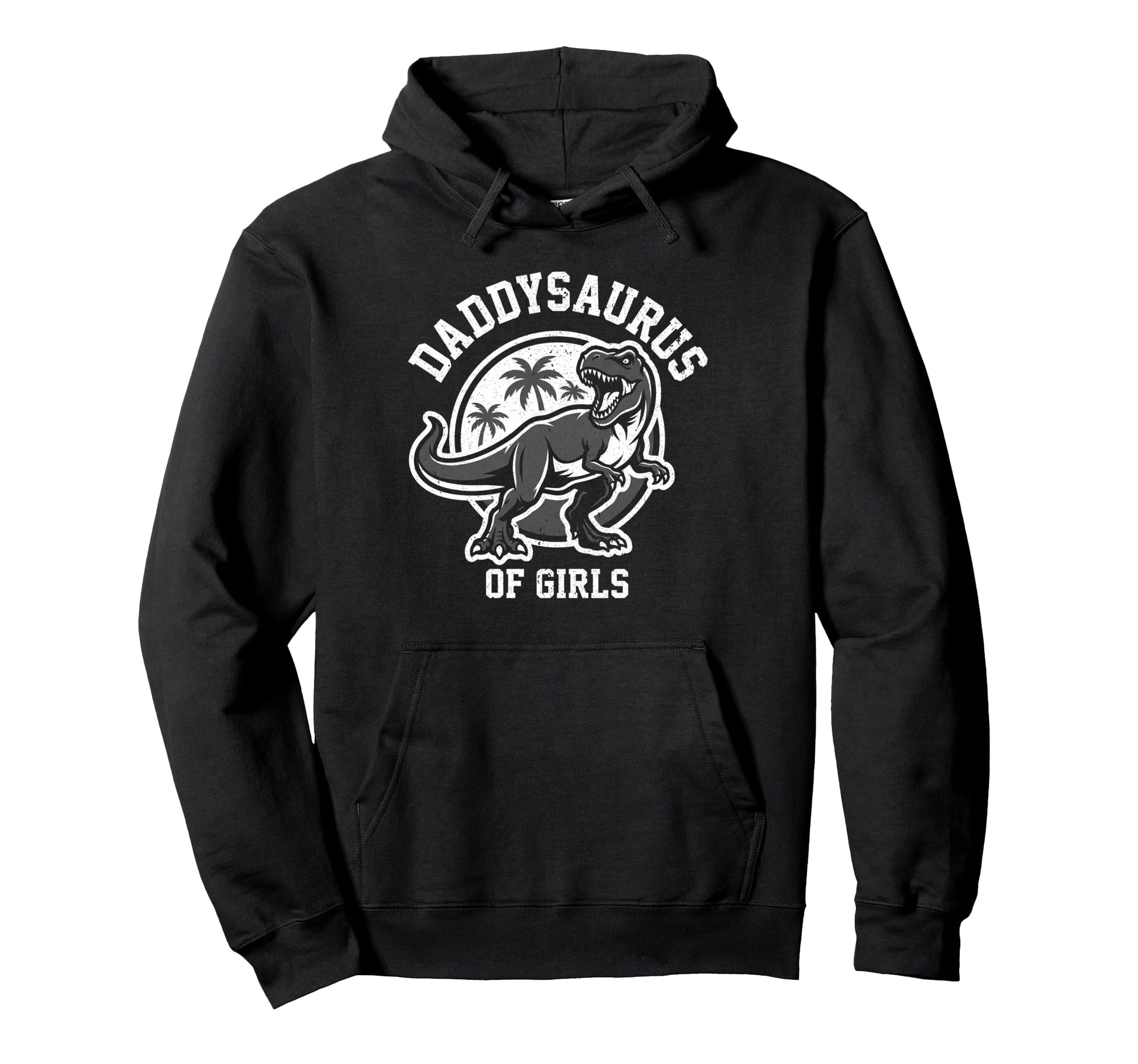 Daddysaurus T Rex Dinosaur Daddy Saurus Dad Hoodie - Novelty Apparel Unisex - T-Shirt, Sweatshirt, Hoodie