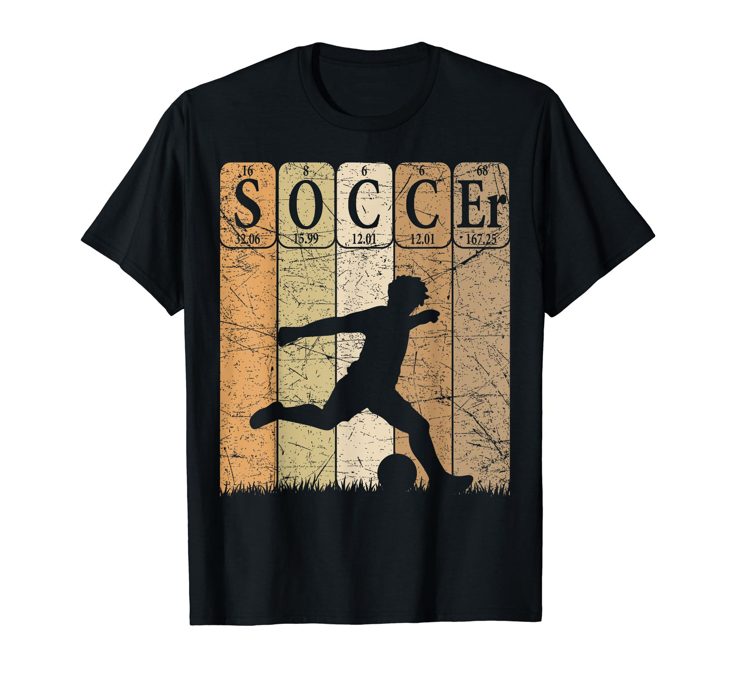 Soccer Periodic Table Elements Soccer T-Shirt - Fun Novelty Design Unisex - T-Shirt, Sweatshirt, Hoodie