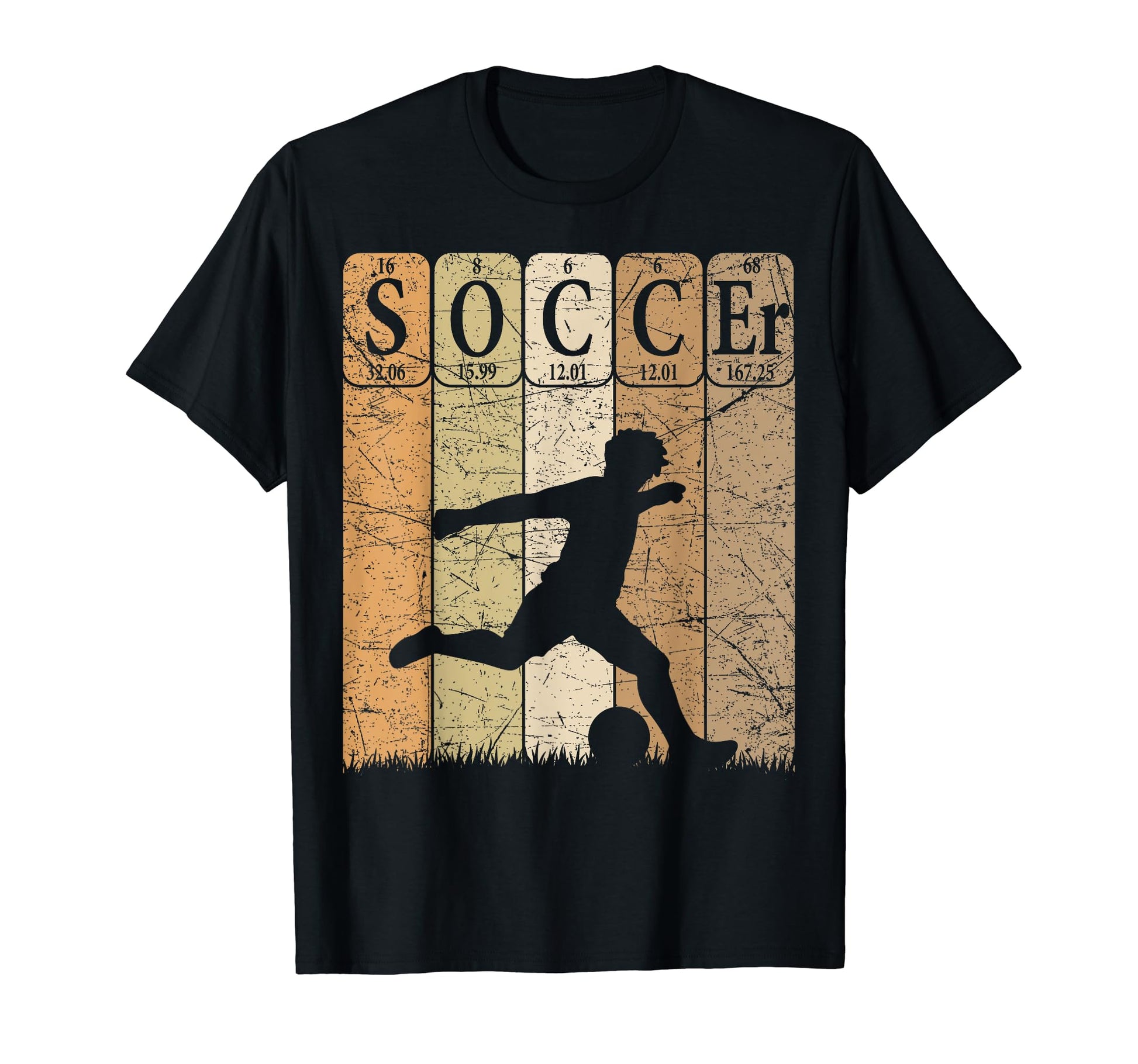 Soccer Periodic Table Elements Soccer T-Shirt - Fun Novelty Design Unisex - T-Shirt, Sweatshirt, Hoodie
