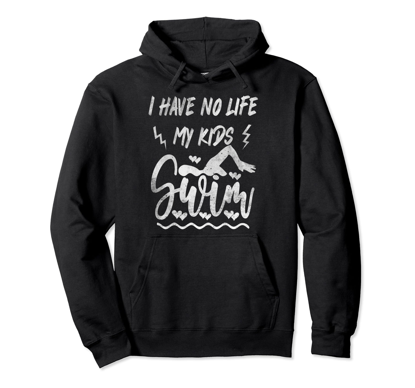 Funny Swim Mom Swim Dad Swimming Swimmers Hoodie - Unique Graphic Unisex - T-Shirt, Sweatshirt, Hoodie