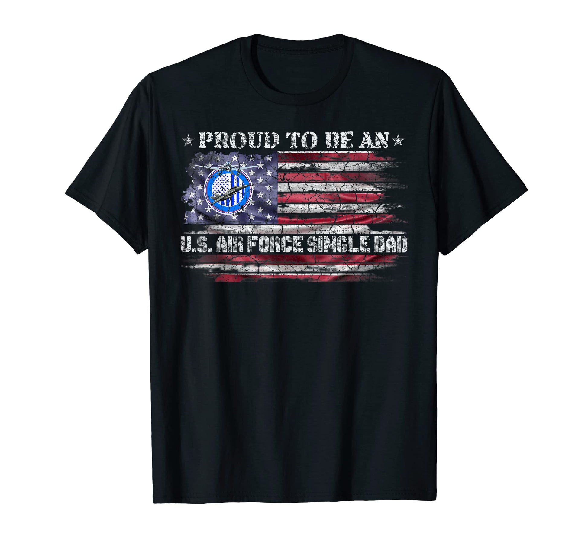 Us American Flag Proud To Be Air Force T-Shirt - Custom Art Print Unisex - T-Shirt, Sweatshirt, Hoodie