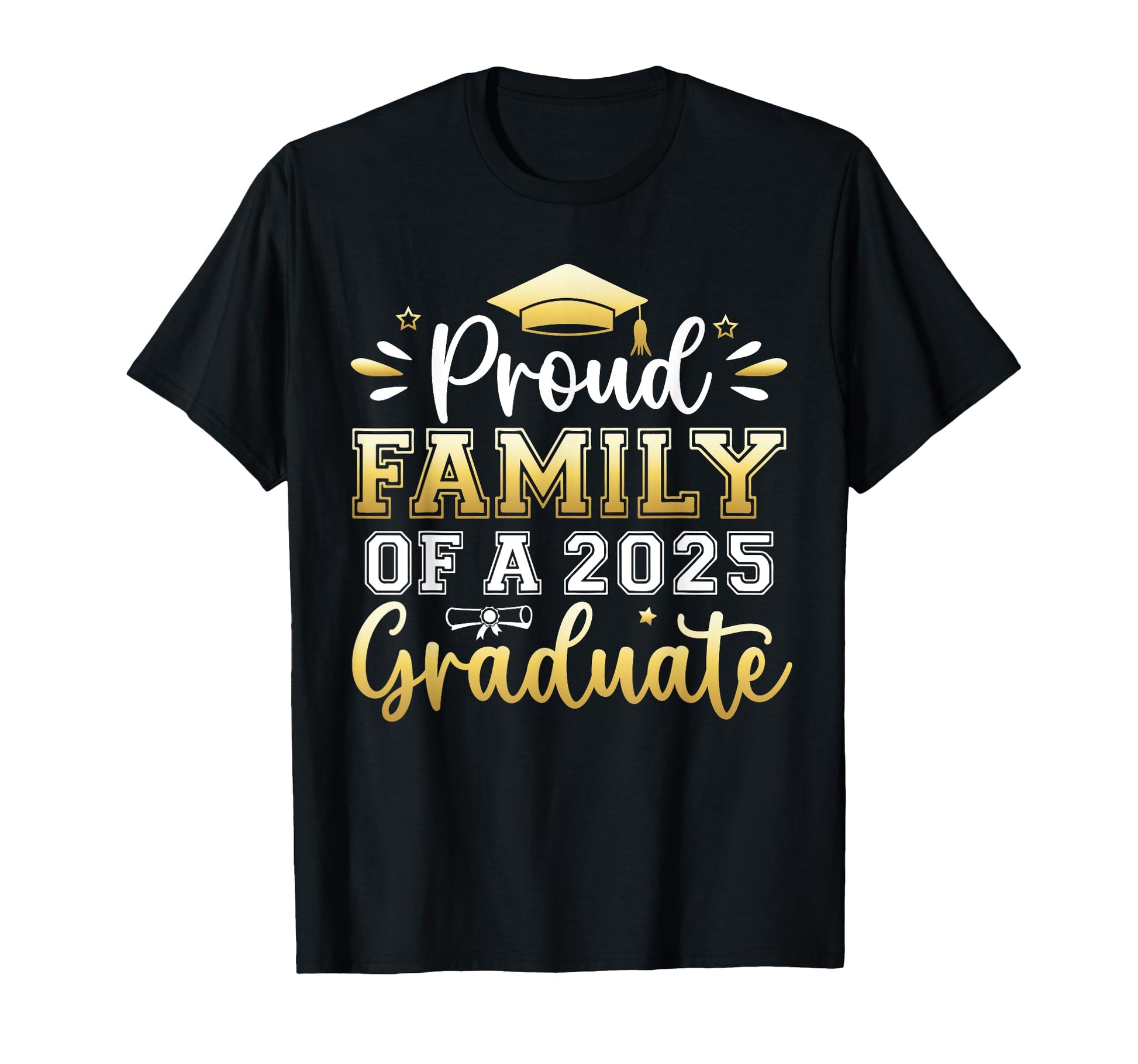 Proud Family 2025 Graduate Senior T-Shirt - Custom Art Print Unisex - T-Shirt, Sweatshirt, Hoodie