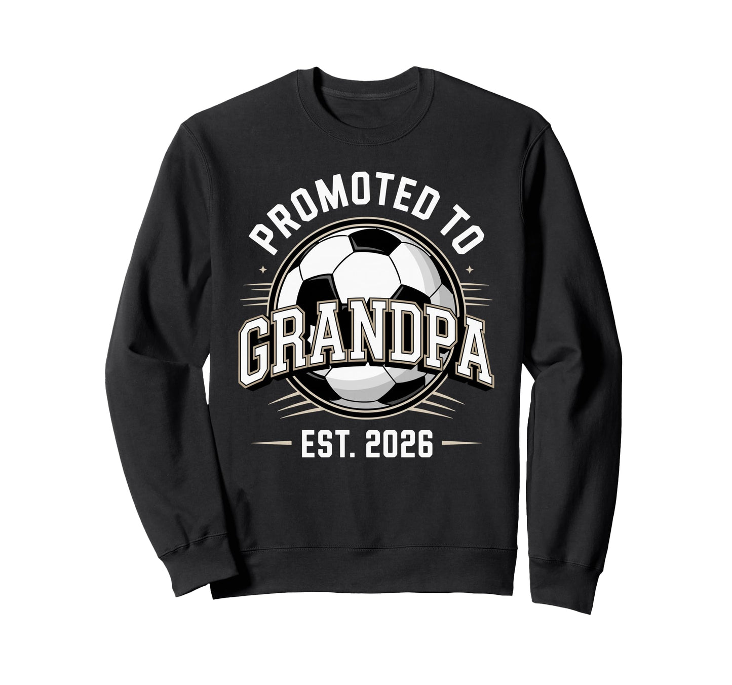 Promoted To Grandpa Est 2026 Sweatshirt - Minimalist Print Men Women - T-Shirt, Sweatshirt, Hoodie
