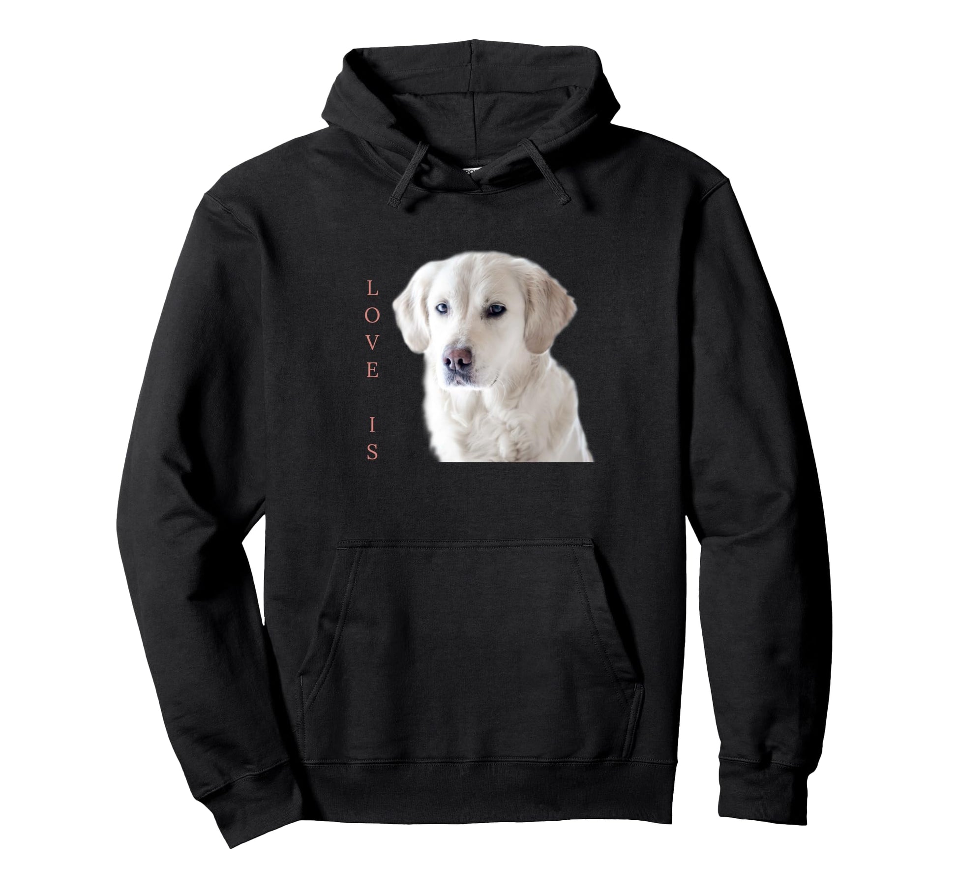 Labrador Retriever White Lab Mom Dad Hoodie - Custom Art Print Men Women - T-Shirt, Sweatshirt, Hoodie
