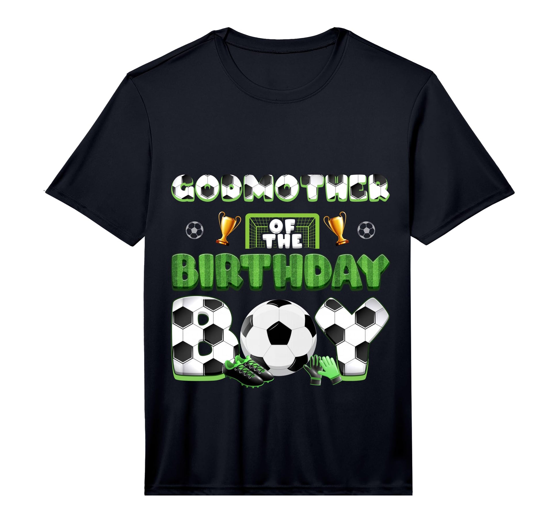 Godmother Birthday Soccer Group Family T-Shirt - Trendy Graphic Unisex - T-Shirt, Sweatshirt, Hoodie
