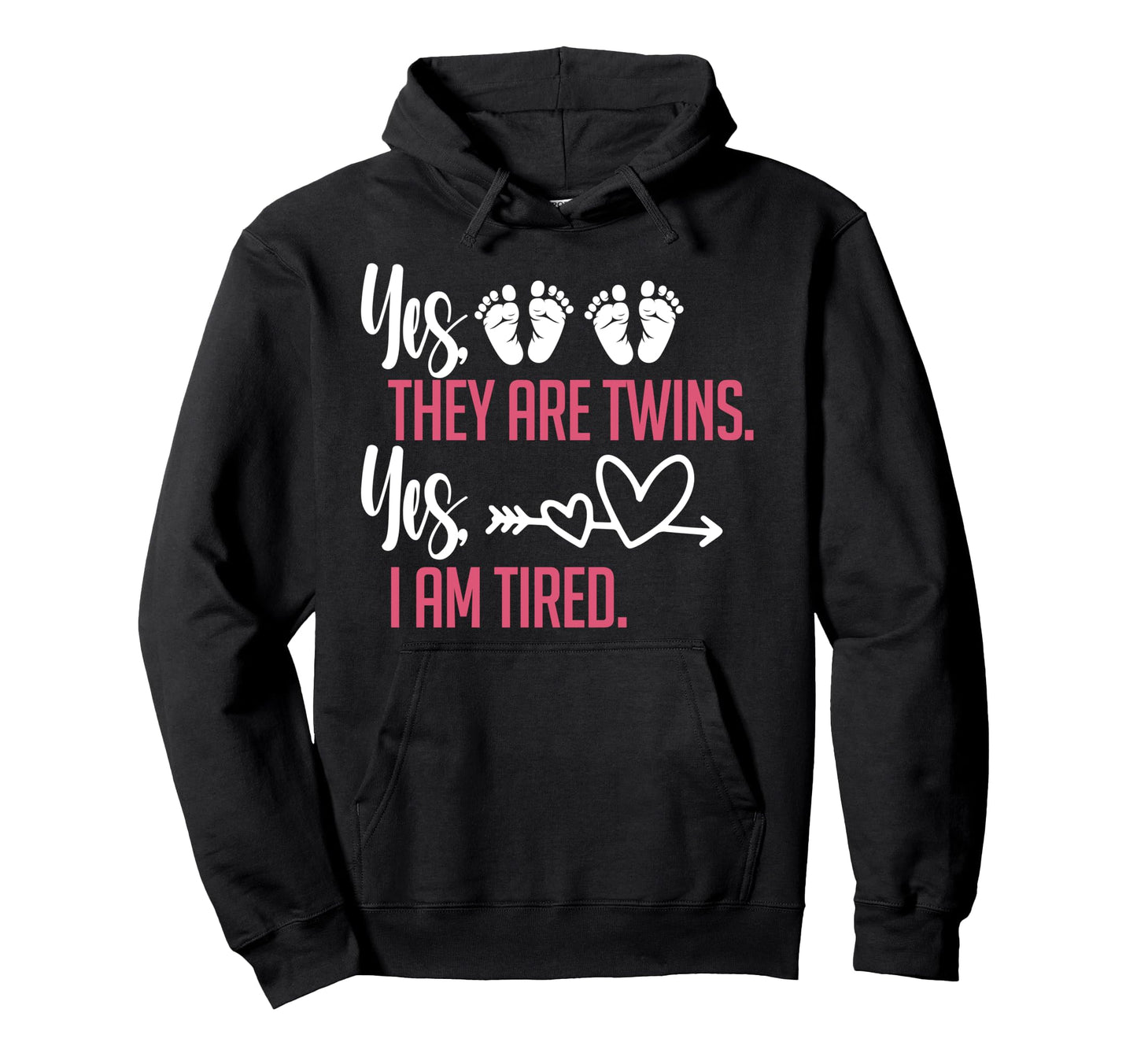 Twin Mom Twin Dad Twin Parents Hoodie - Unique Graphic Unisex - T-Shirt, Sweatshirt, Hoodie