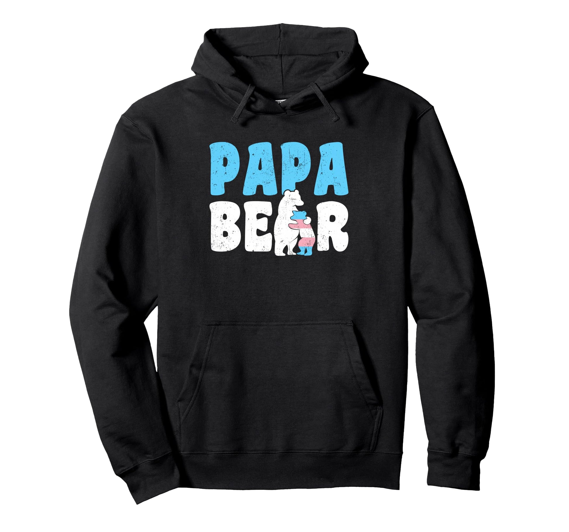 Papa Bear Lgbtq Trans Child Hoodie - Fun Novelty Design Men Women - T-Shirt, Sweatshirt, Hoodie
