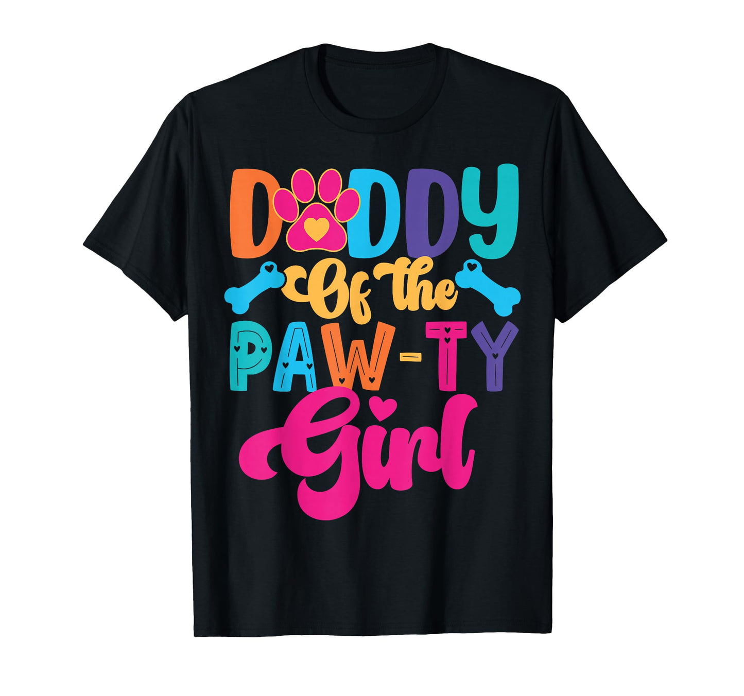 Daddy Paw Ty Dog Family Matching Party T-Shirt - Novelty Apparel for Adults - T-Shirt, Sweatshirt, Hoodie