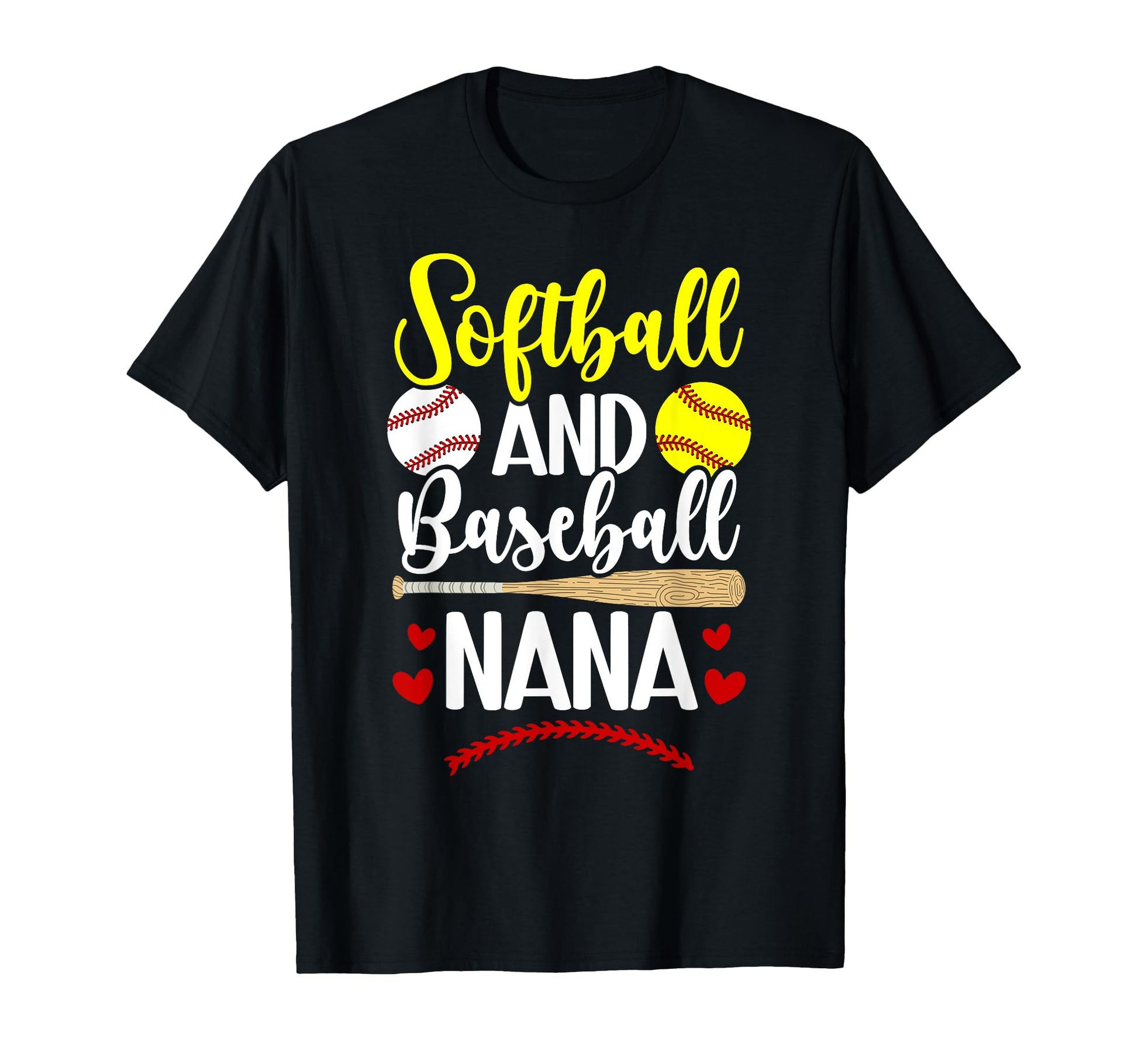 Softball And Baseball Nana Baseball T-Shirt - Novelty Apparel Men Women - T-Shirt, Sweatshirt, Hoodie