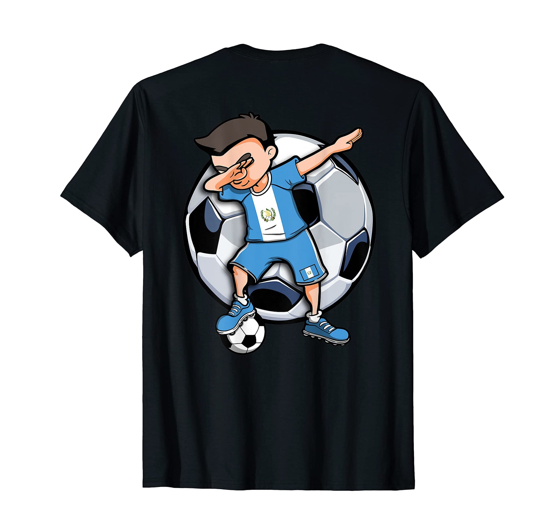 Dabbing Soccer Guatemala Football Fans T-Shirt - Graphic Print Men Women - T-Shirt, Sweatshirt, Hoodie