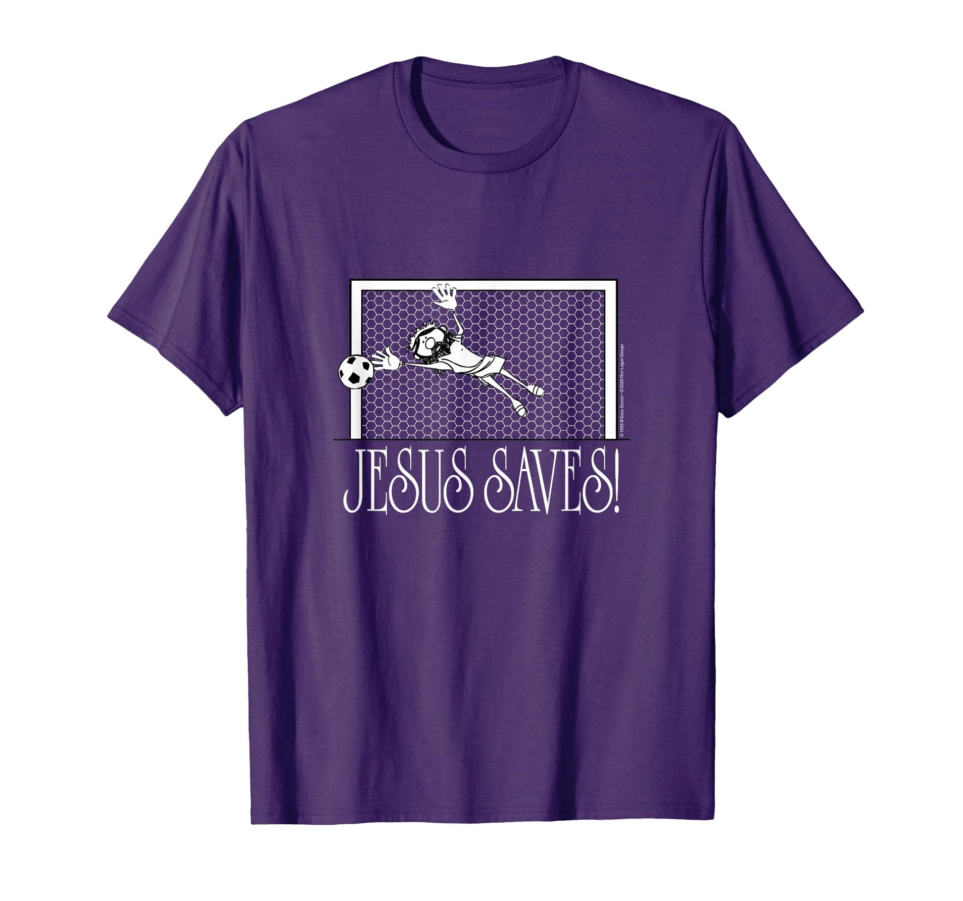 Jesus Saves Soccer T-Shirt - Aesthetic Graphic Unisex - T-Shirt, Sweatshirt, Hoodie