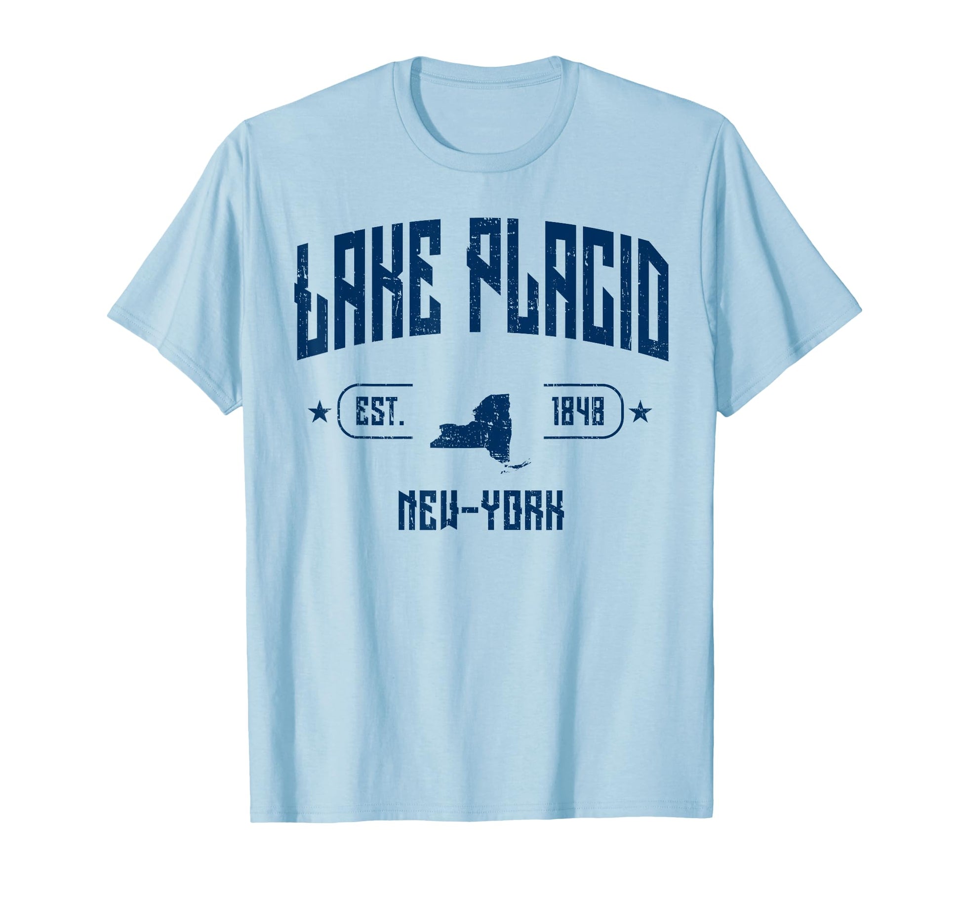 Lake Placid New York Ny Sport Navy T-Shirt - Aesthetic Graphic Unisex - T-Shirt, Sweatshirt, Hoodie