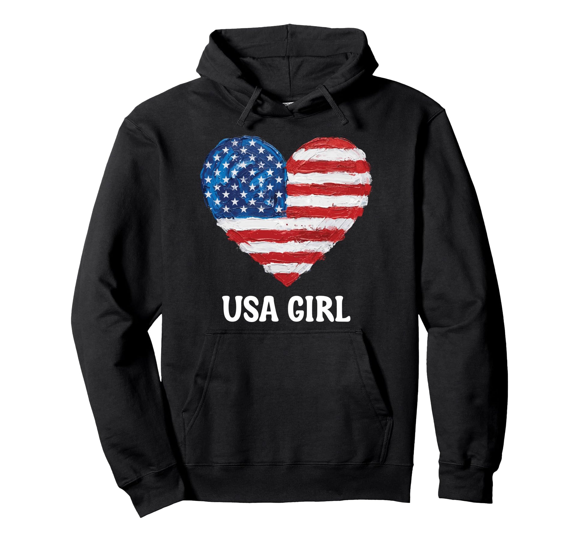 Usa Heart Supporter Flag Soccer Hoodie - Unique Graphic for Adults - T-Shirt, Sweatshirt, Hoodie