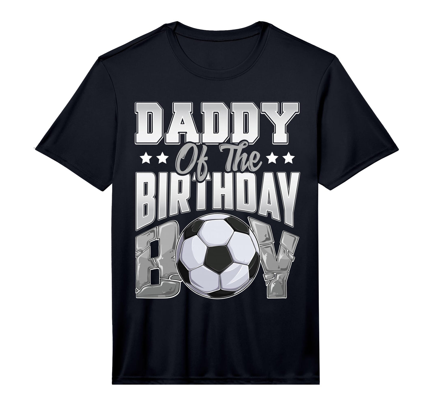 Daddy Soccer Birthday Family T-Shirt - Casual Everyday Wear for Adults - T-Shirt, Sweatshirt, Hoodie