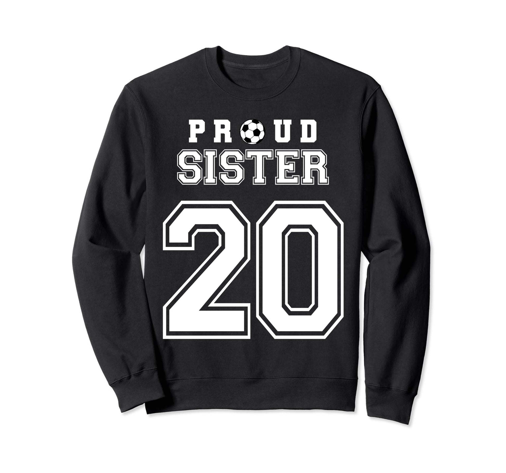Number 20 Custom Proud Soccer Sweatshirt - Casual Everyday Wear Unisex - T-Shirt, Sweatshirt, Hoodie
