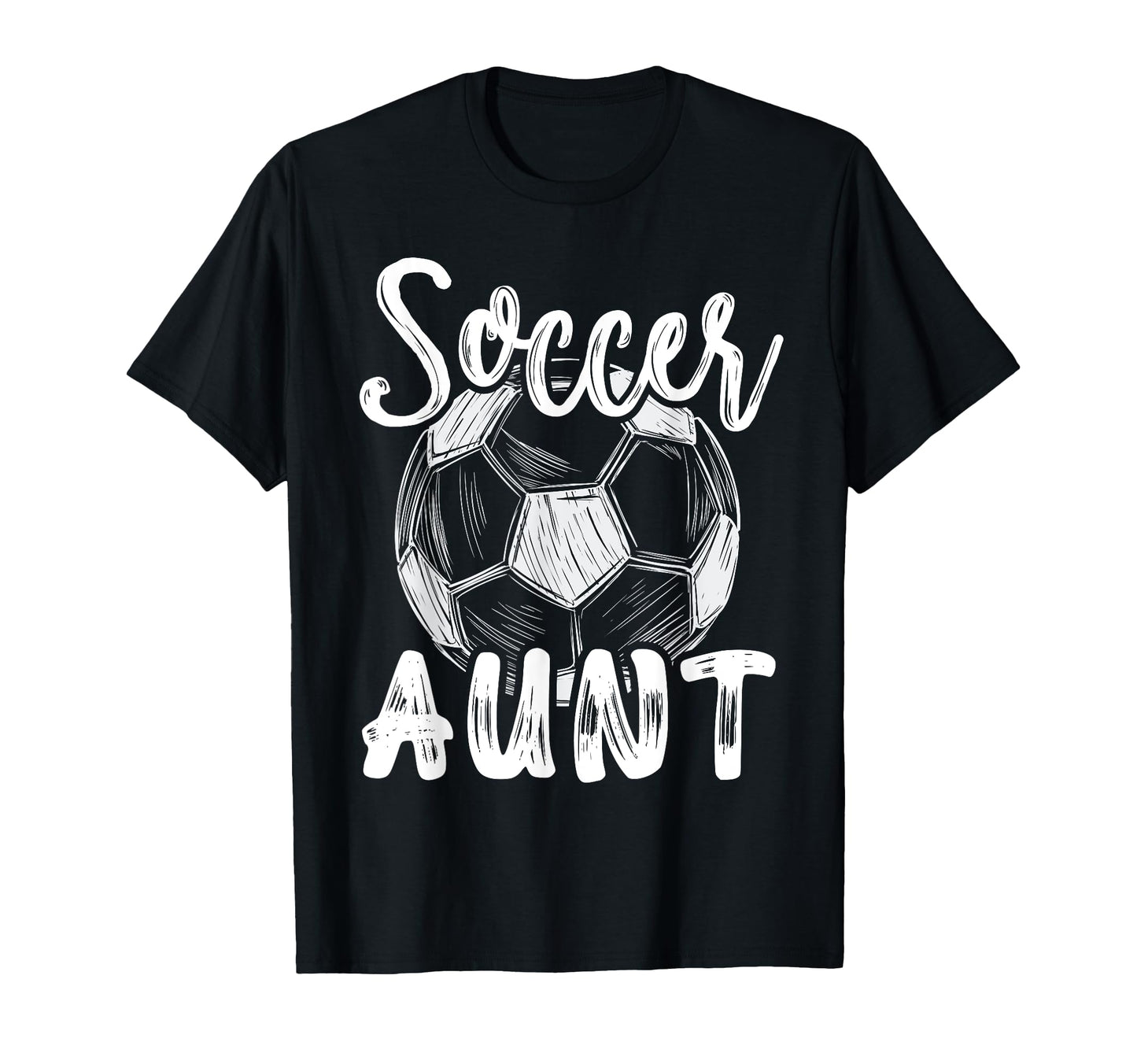 Soccer Aunt Family Matching Team T-Shirt - Aesthetic Graphic for Adults - T-Shirt, Sweatshirt, Hoodie