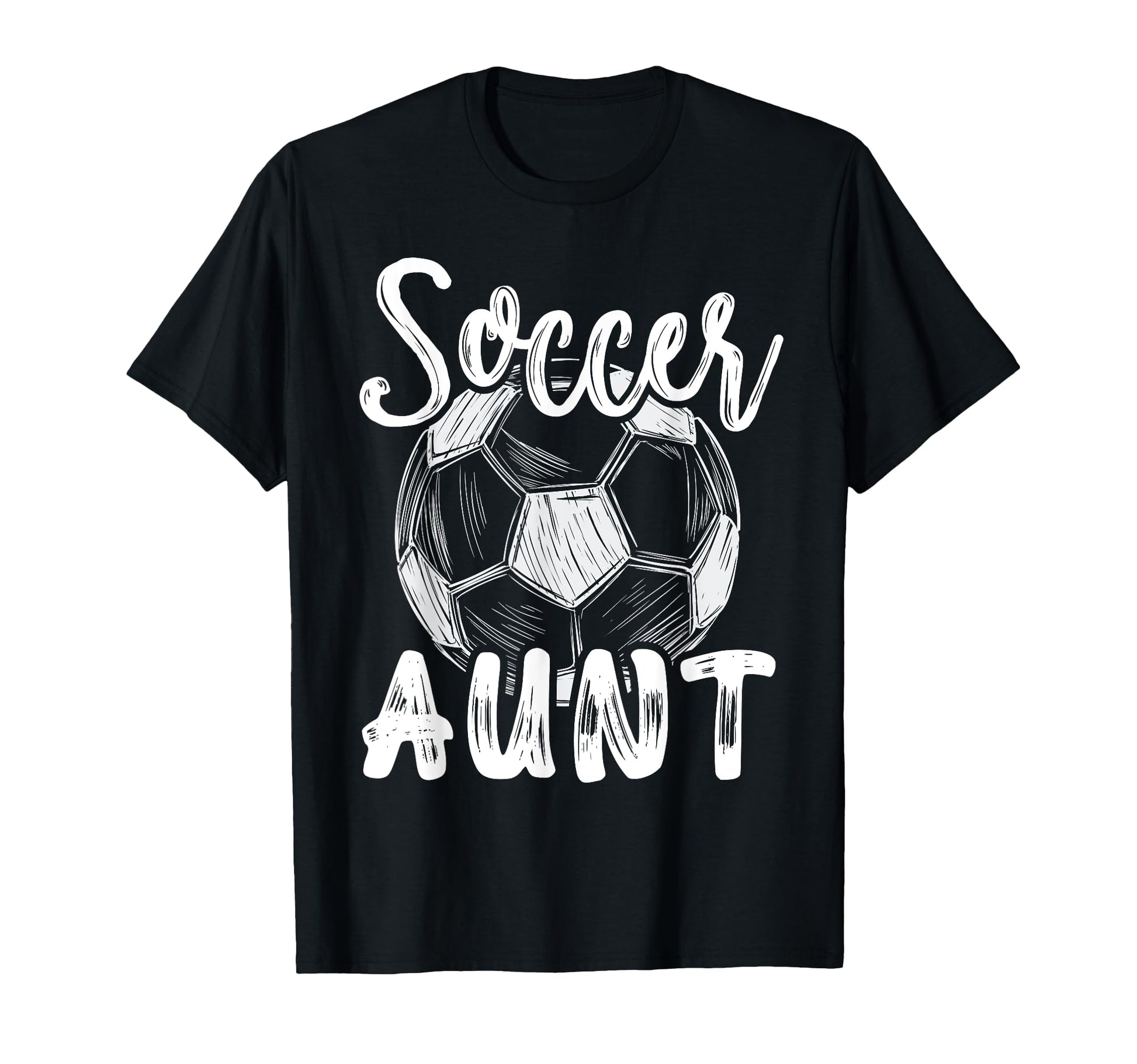 Soccer Aunt Family Matching Team T-Shirt - Aesthetic Graphic for Adults - T-Shirt, Sweatshirt, Hoodie