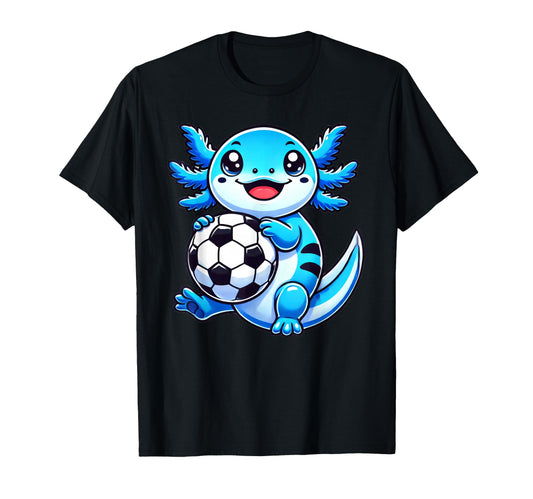 Axolotl Soccer Axolotls Hoodie - Novelty Apparel Men Women - T-Shirt, Sweatshirt, Hoodie