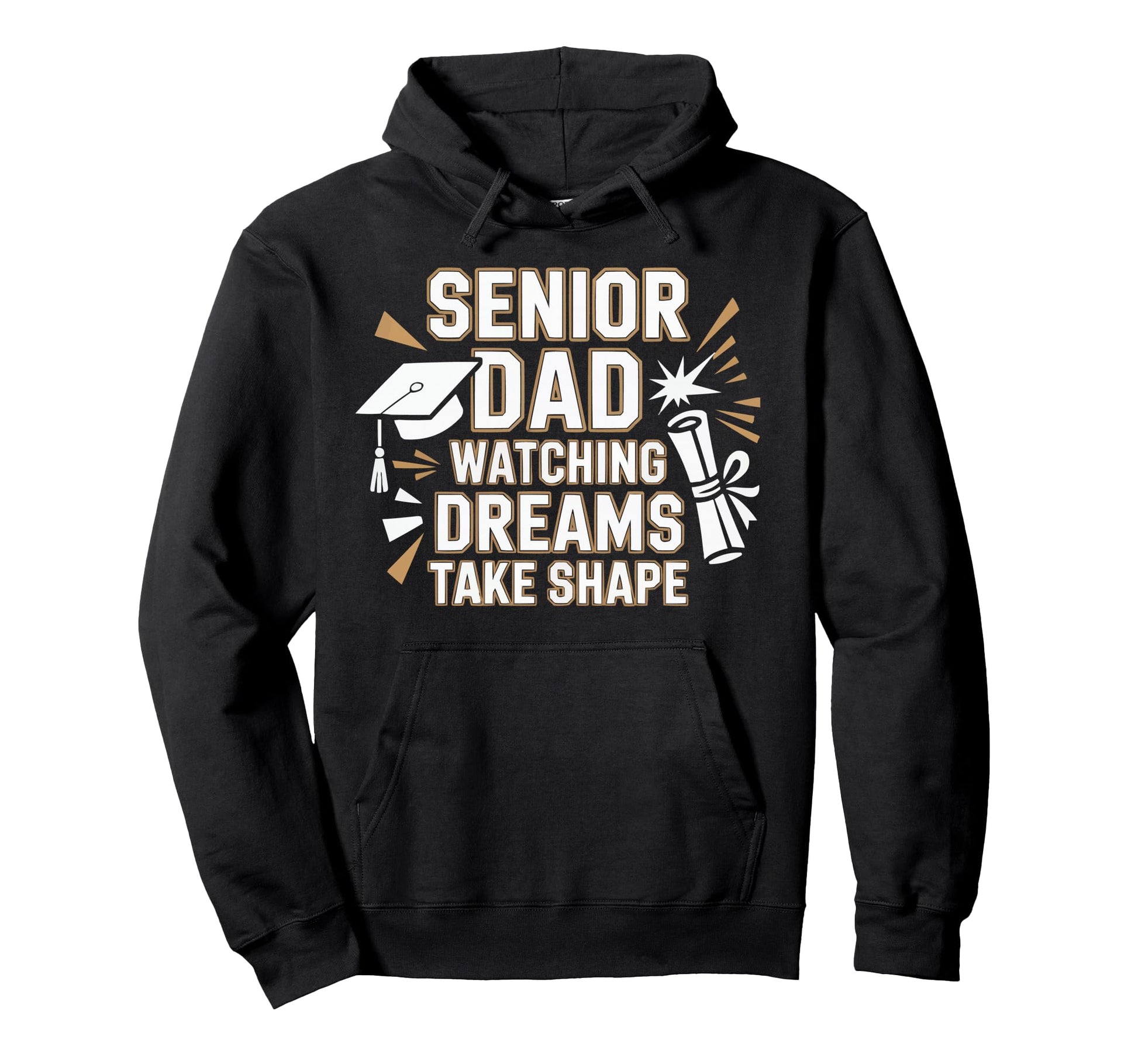 High School Senior Dad Classroom Hoodie - Trendy Graphic Men Women - T-Shirt, Sweatshirt, Hoodie