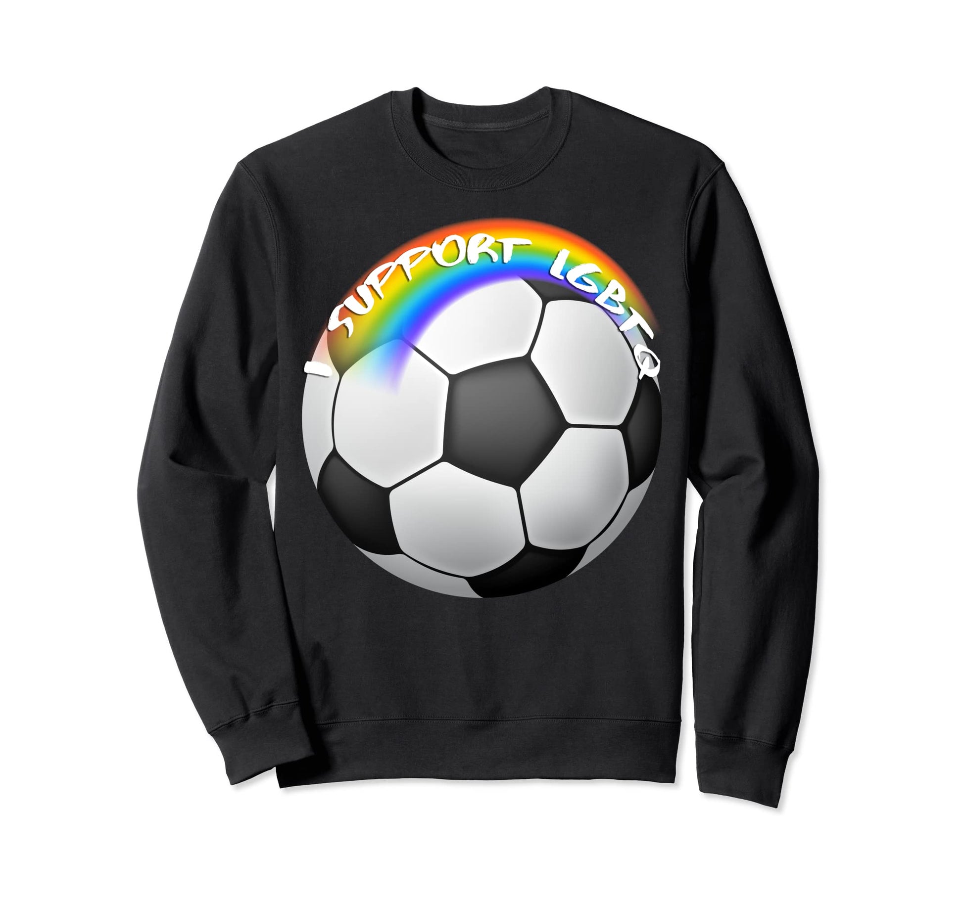 Soccer Lgbtq Ally Sweatshirt - Trendy Graphic for Adults - T-Shirt, Sweatshirt, Hoodie