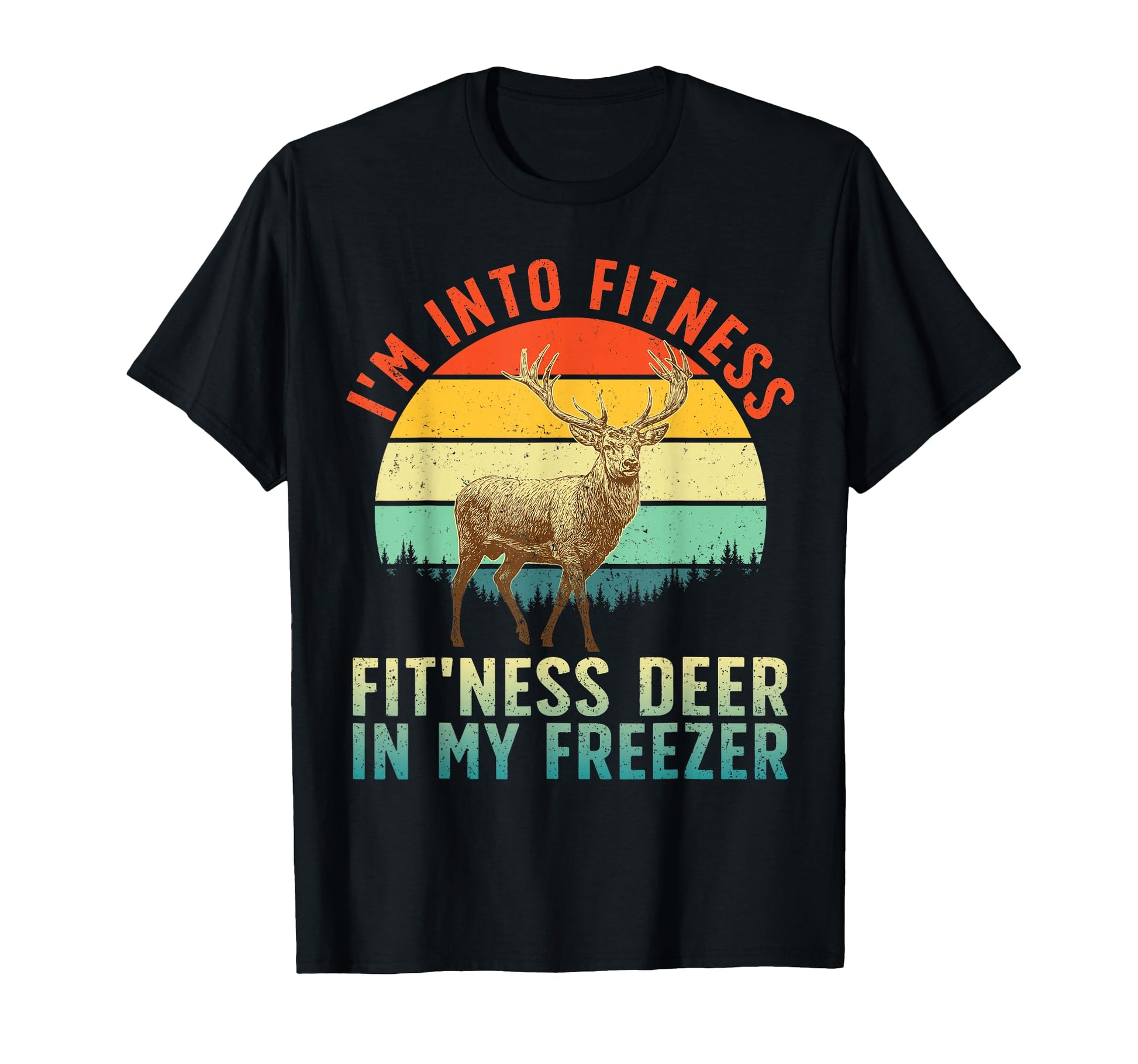 Funny Deer Hunting Art Wildlife Hunter T-Shirt - Novelty Apparel Men Women - T-Shirt, Sweatshirt, Hoodie