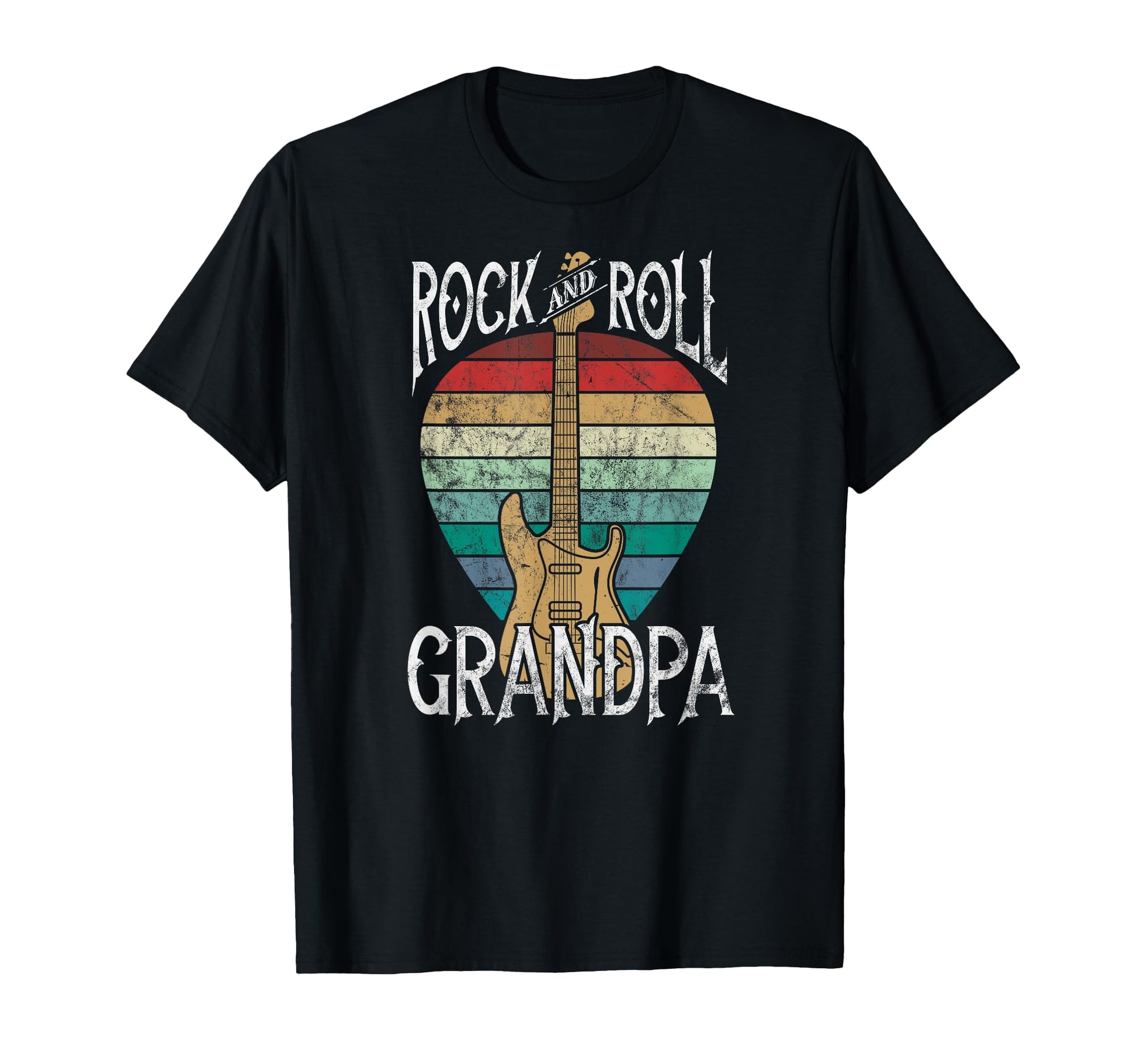 Rock N Roll Grandpa Guitar Player Music T-Shirt - Streetwear Style Unisex - T-Shirt, Sweatshirt, Hoodie