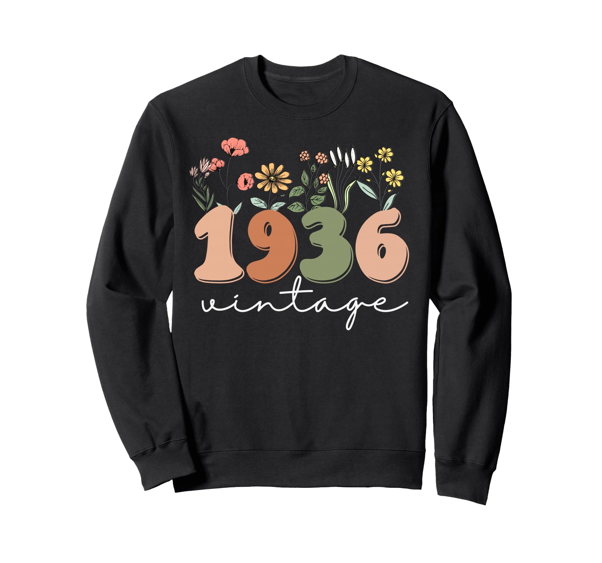 90 Years Old 1936 90Th Birthday Sweatshirt - Novelty Apparel for Adults - T-Shirt, Sweatshirt, Hoodie