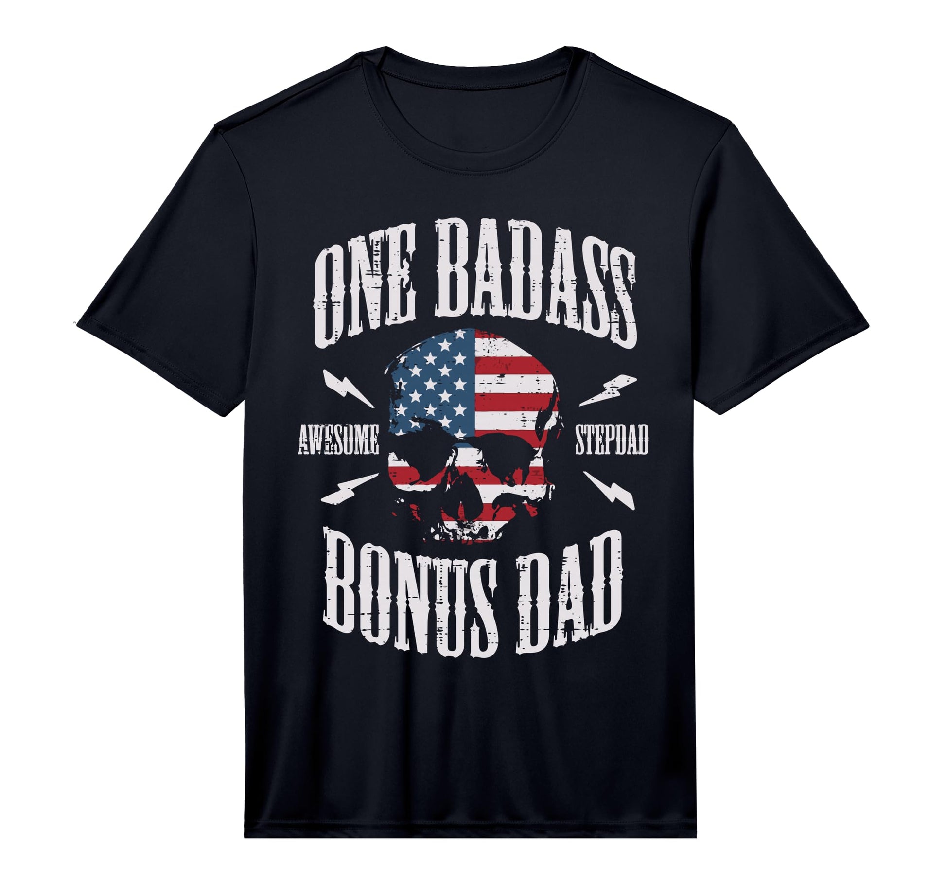 Mens One Badass Bonus Dad Us Flag T-Shirt - Streetwear Style Men Women - T-Shirt, Sweatshirt, Hoodie