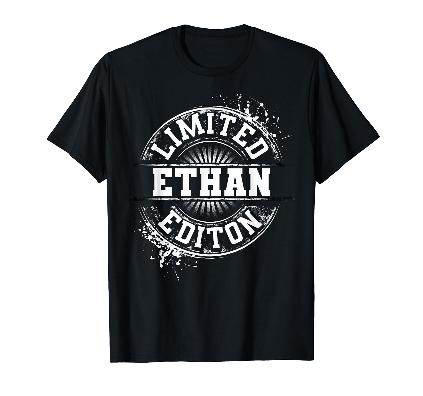 Ethan Funny Personalized Name Joke T-Shirt - Minimalist Print Men Women - T-Shirt, Sweatshirt, Hoodie