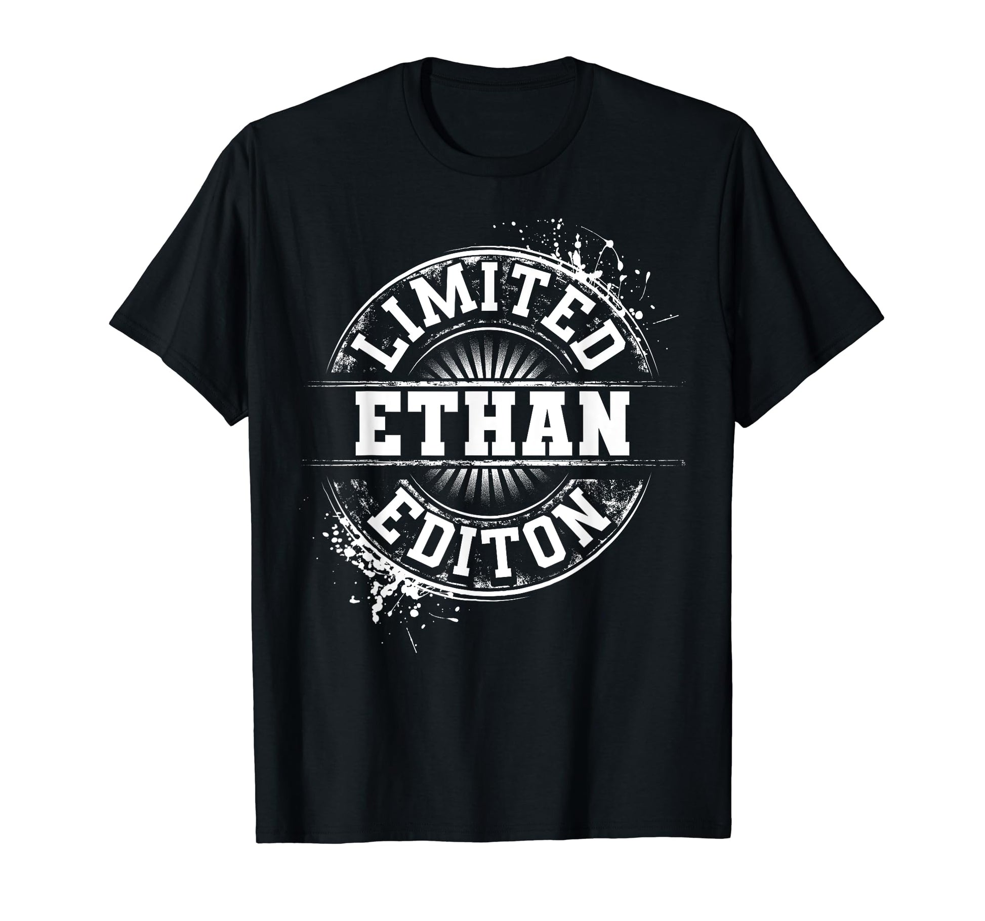 Ethan Funny Personalized Name Joke T-Shirt - Minimalist Print Men Women - T-Shirt, Sweatshirt, Hoodie