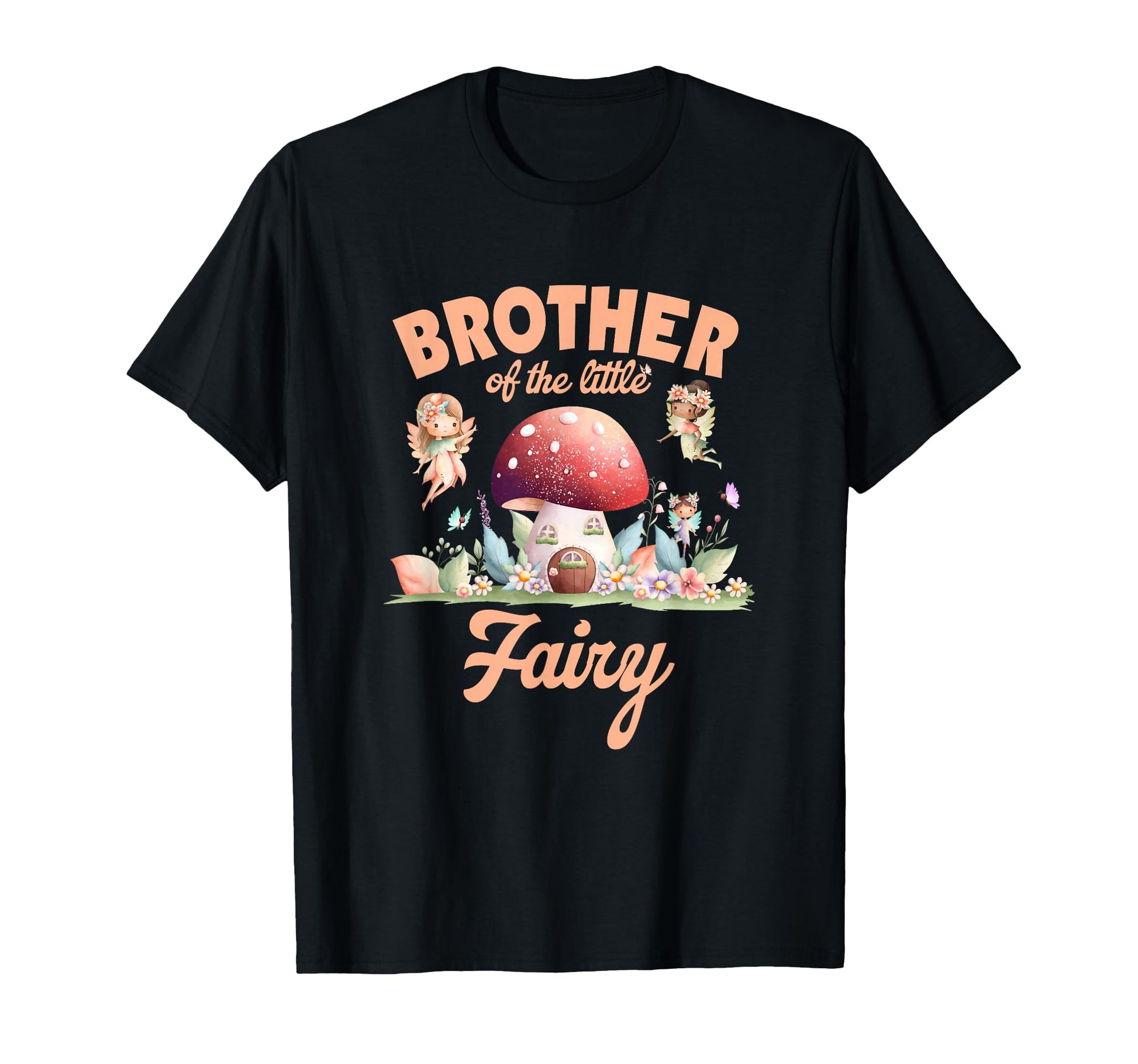 Brother Little Fairy 1St Birthday T-Shirt - Custom Art Print Unisex - T-Shirt, Sweatshirt, Hoodie