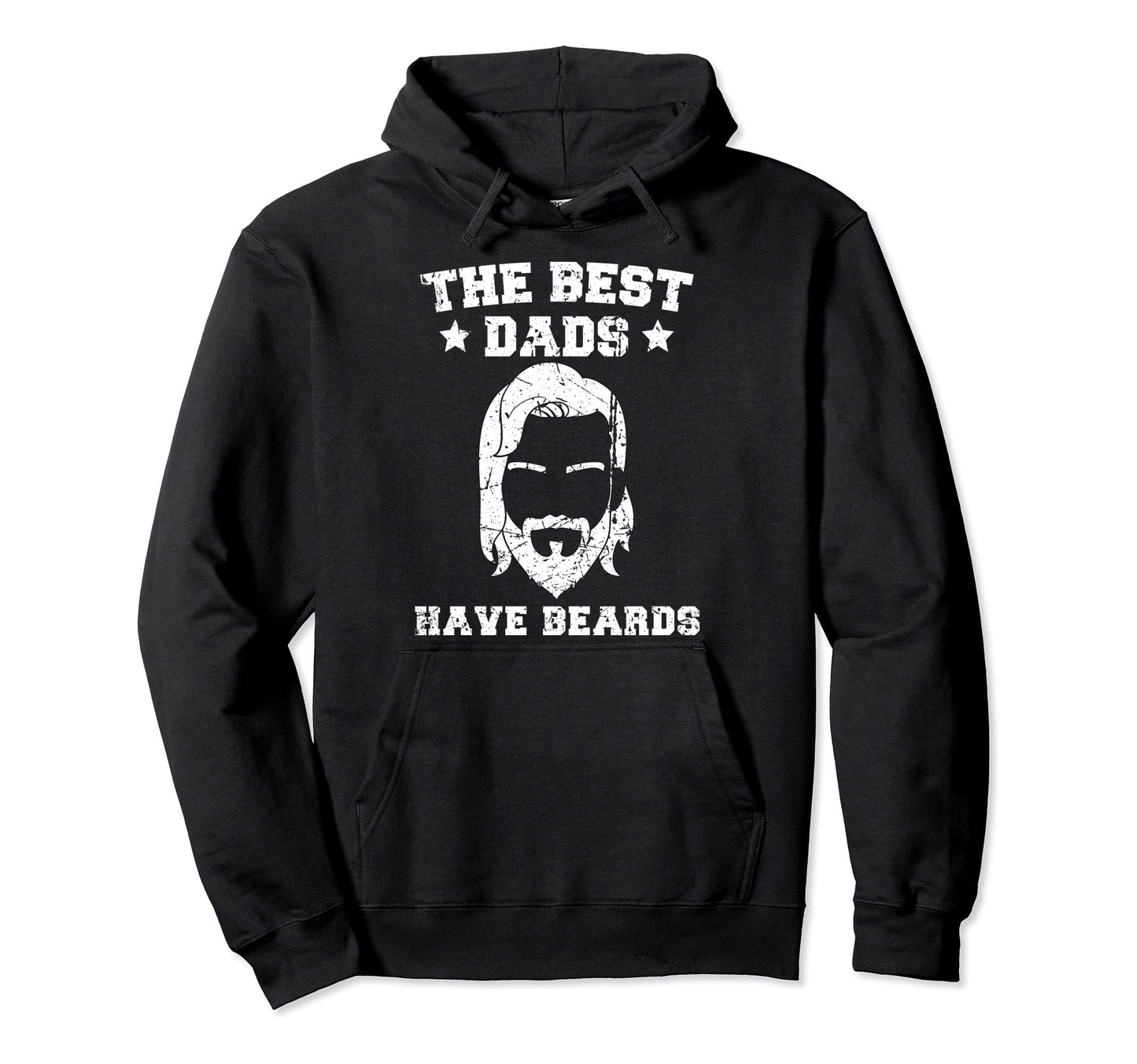 Father Beard Bearded Dad Fathers Hoodie - Minimalist Print for Adults - T-Shirt, Sweatshirt, Hoodie