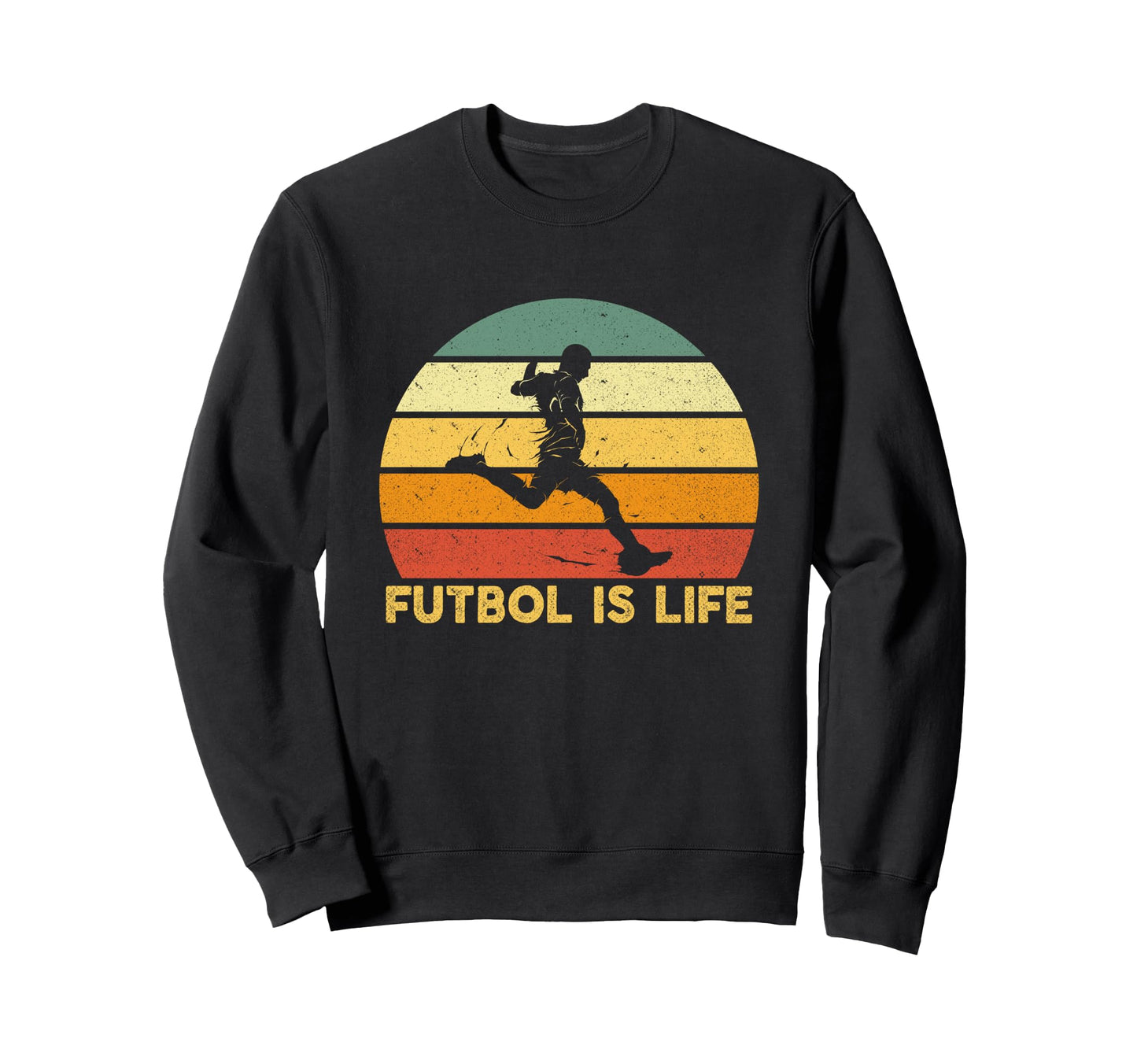 Futbol Is Life Soccer Player Sweatshirt - Custom Art Print Men Women - T-Shirt, Sweatshirt, Hoodie
